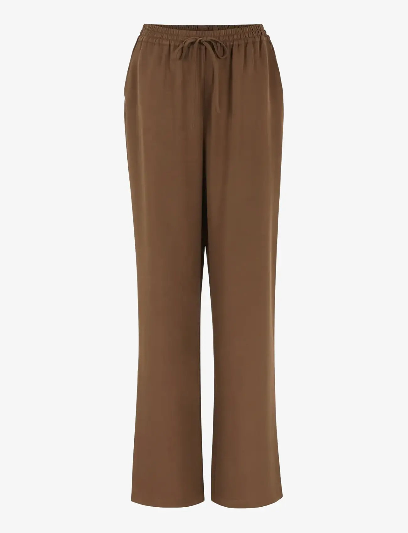 Soft Rebels - SRUma Pant - sirge säärega püksid - downtown brown - 1