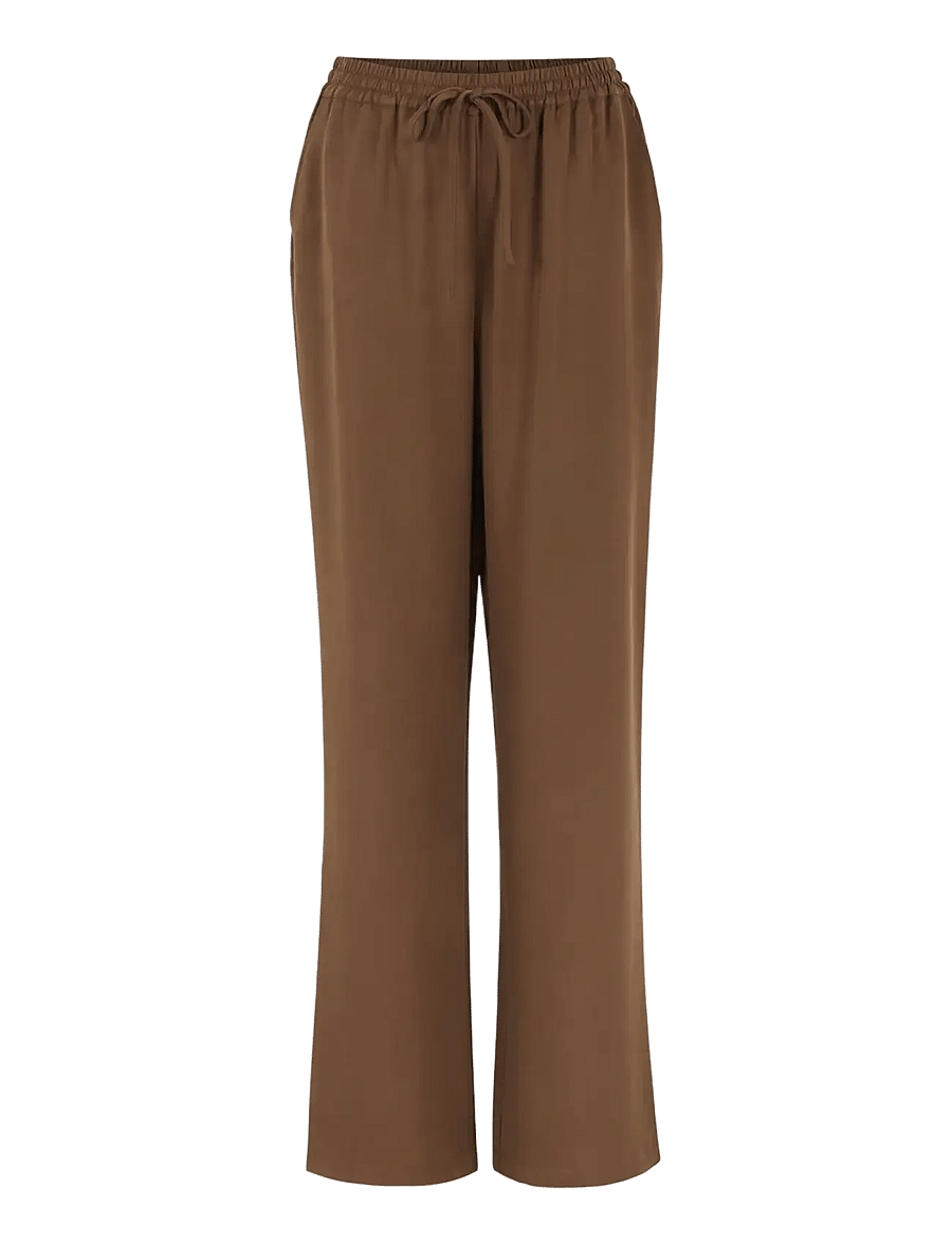 Soft Rebels - SRUma Pant - raka byxor - downtown brown - 1