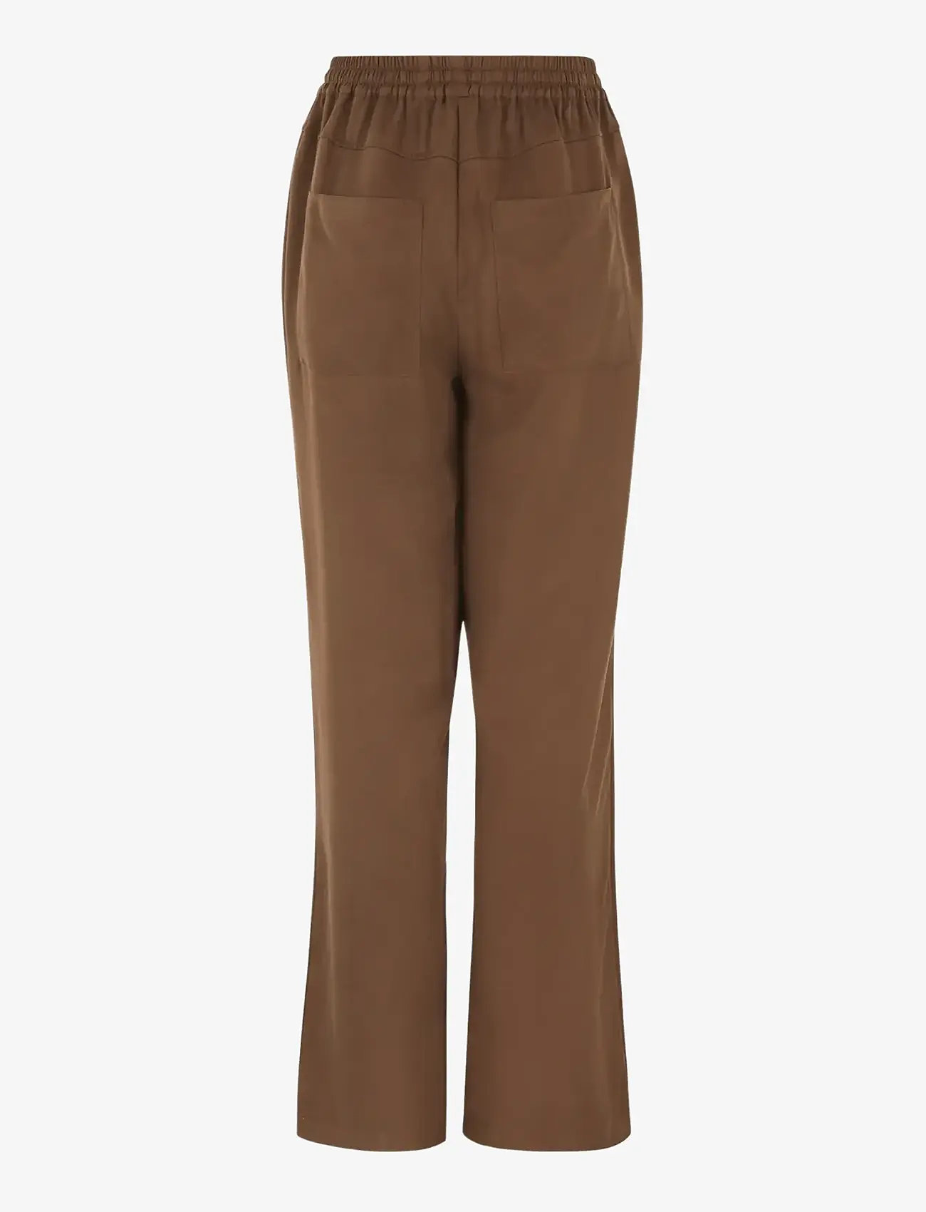 Soft Rebels - SRUma Pant - sirge säärega püksid - downtown brown - 2