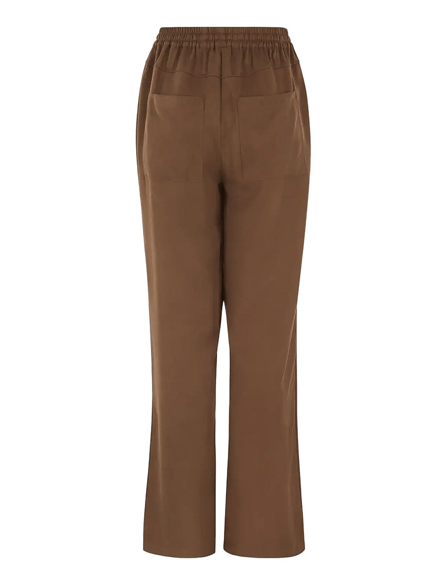 Soft Rebels - SRUma Pant - raka byxor - downtown brown - 2