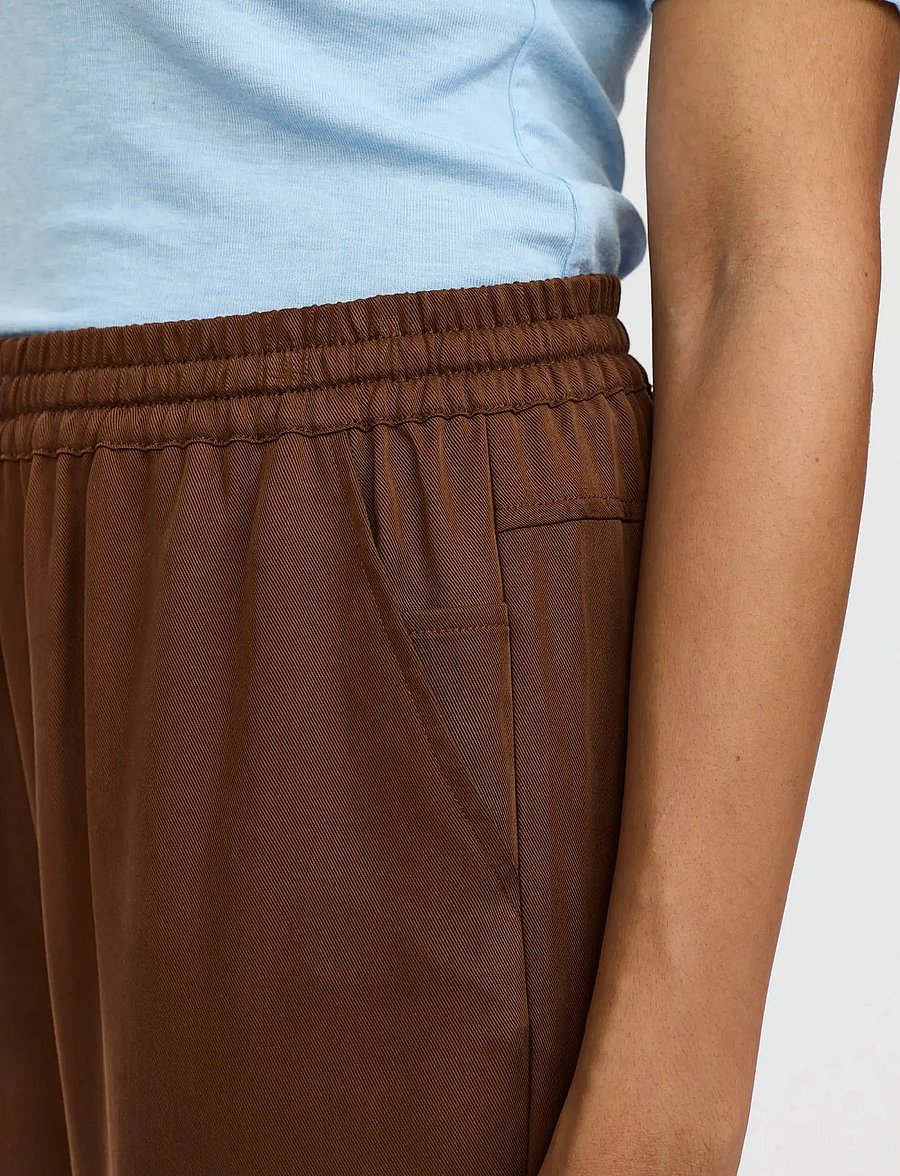 Soft Rebels - SRUma Pant - raka byxor - downtown brown - 4