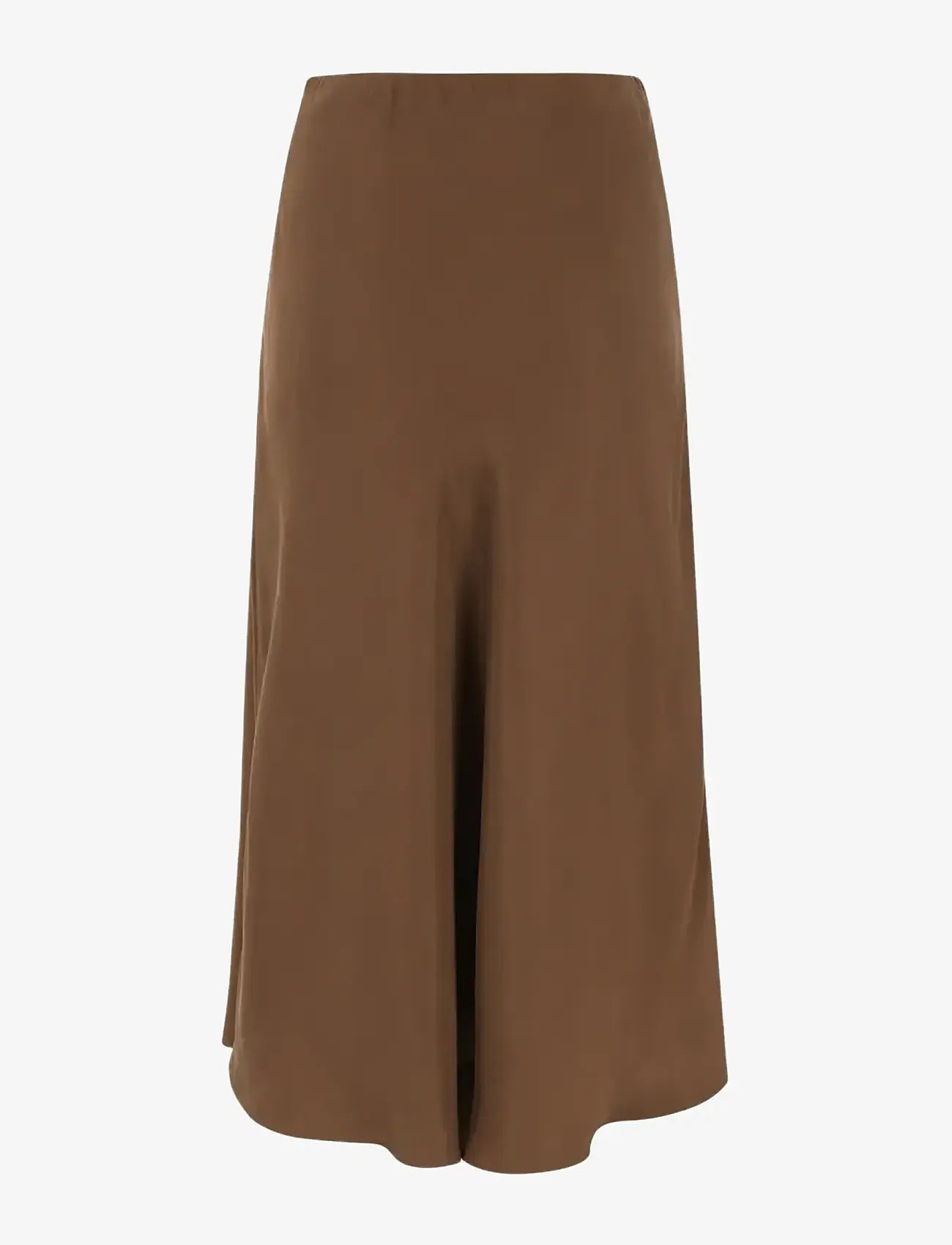 Soft Rebels - SRUma Abia Midi Skirt - midi nederdele - downtown brown - 2