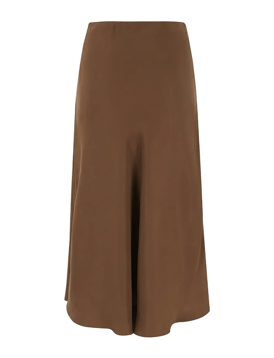 Soft Rebels - SRUma Abia Midi Skirt - midi nederdele - downtown brown - 2