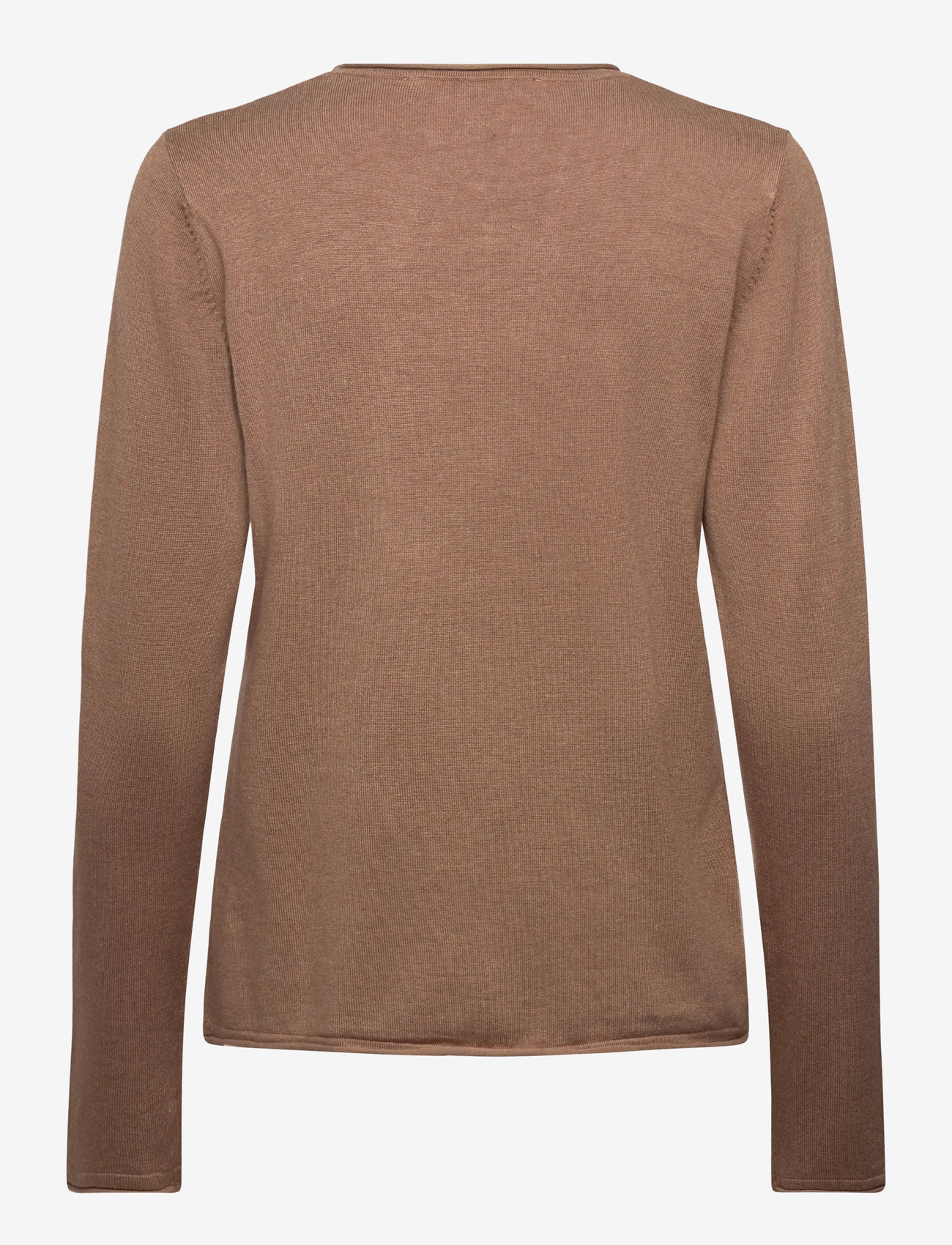Soft Rebels - SRMarla O-neck Roll Egde Knit - pullover - toasted coconut melange - 2