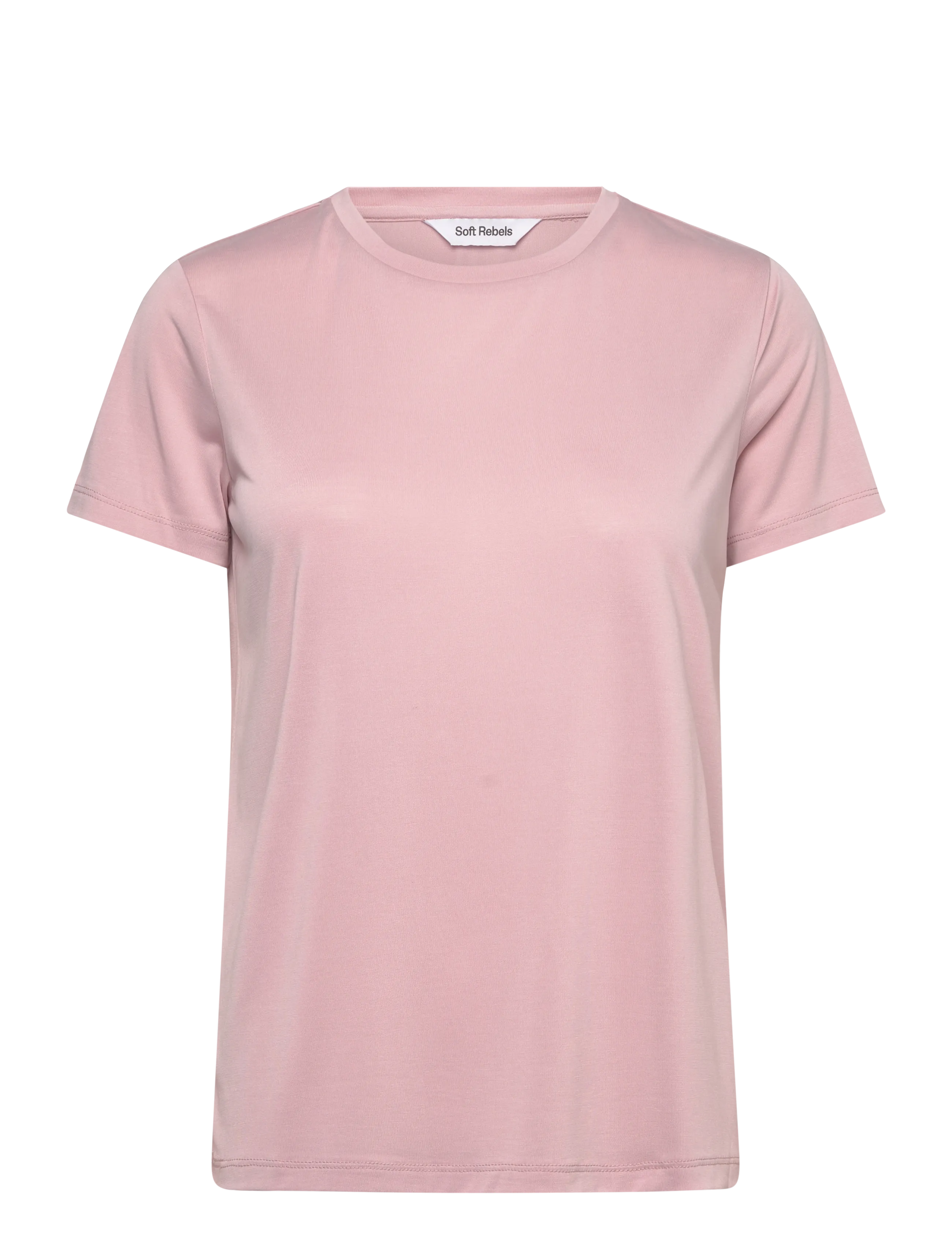Soft Rebels Ella T-shirt - Tøj - 186 BLEACHED MAUVE / pink/rose