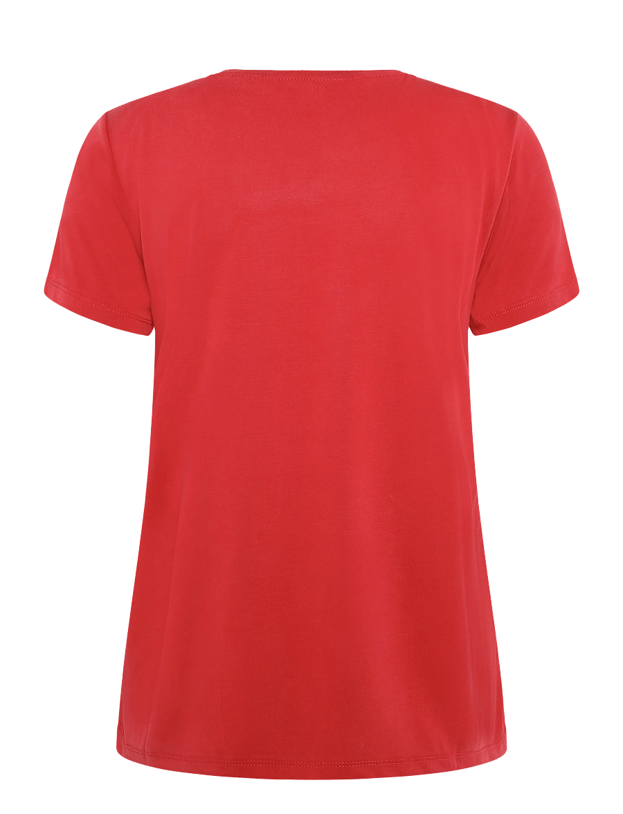Soft Rebels - SRElla T-shirt - t-shirts - 389 red dahlia - 2
