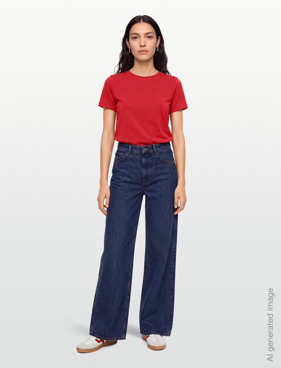 Soft Rebels - SRElla T-shirt - t-shirts - 389 red dahlia - 0
