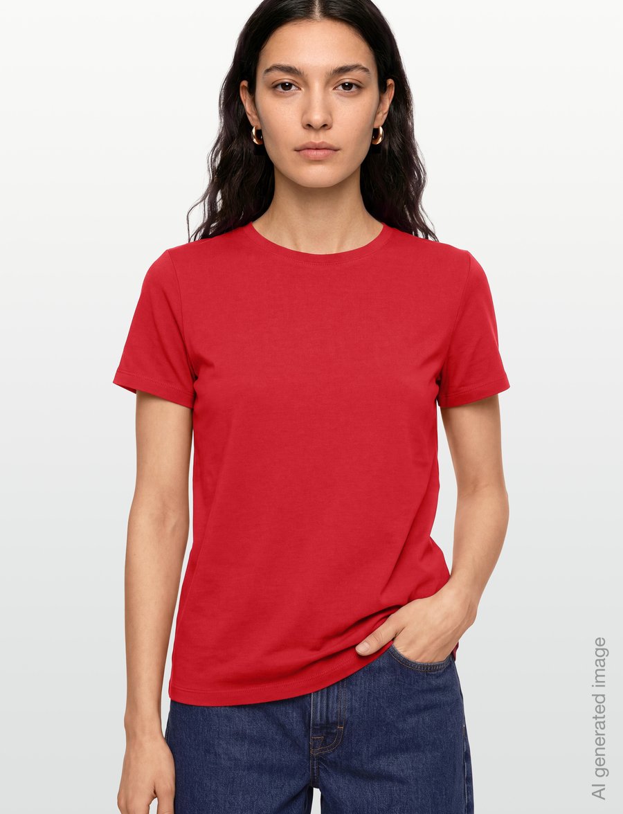 Soft Rebels - SRElla T-shirt - t-shirts - 389 red dahlia - 3