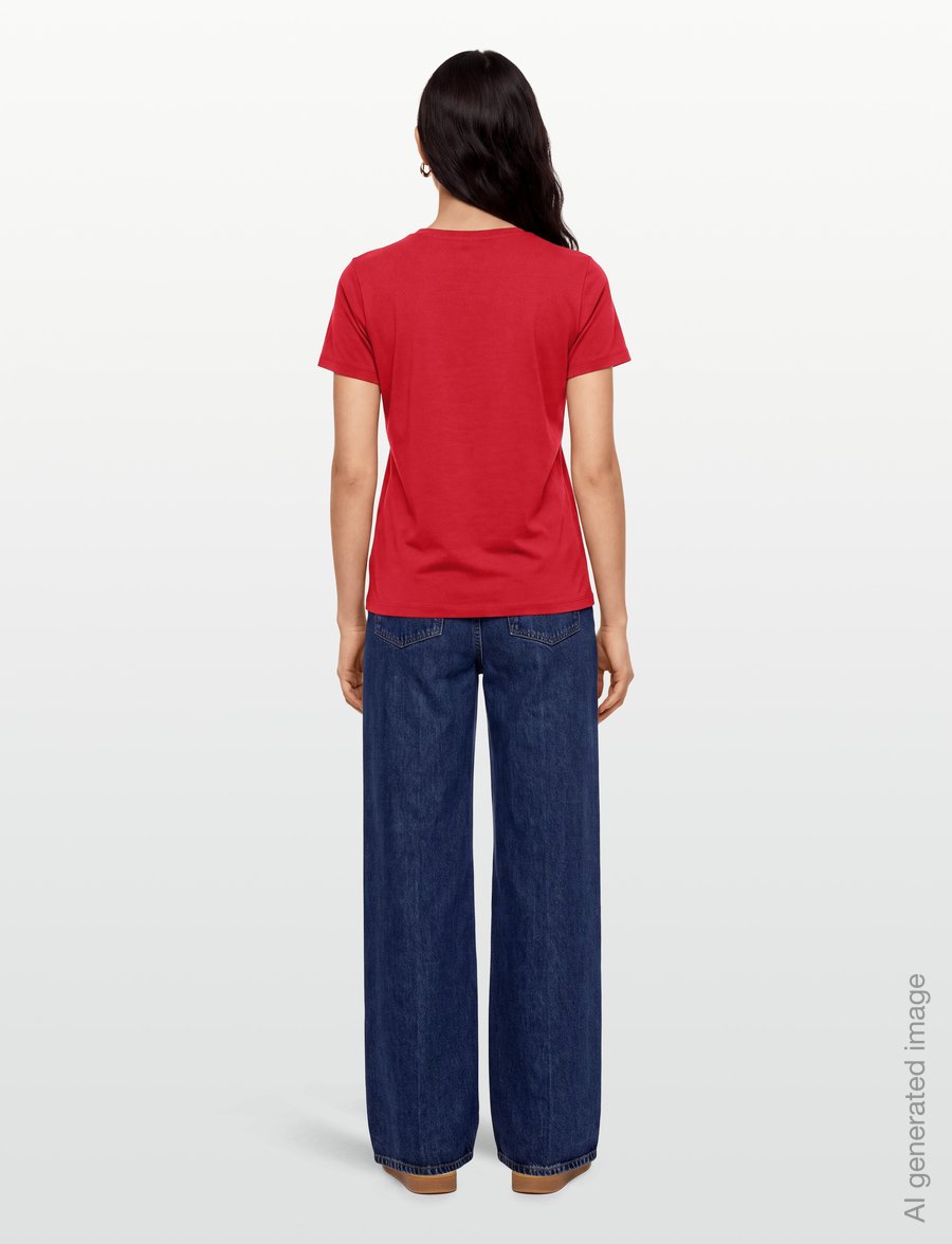 Soft Rebels - SRElla T-shirt - t-shirts - 389 red dahlia - 4