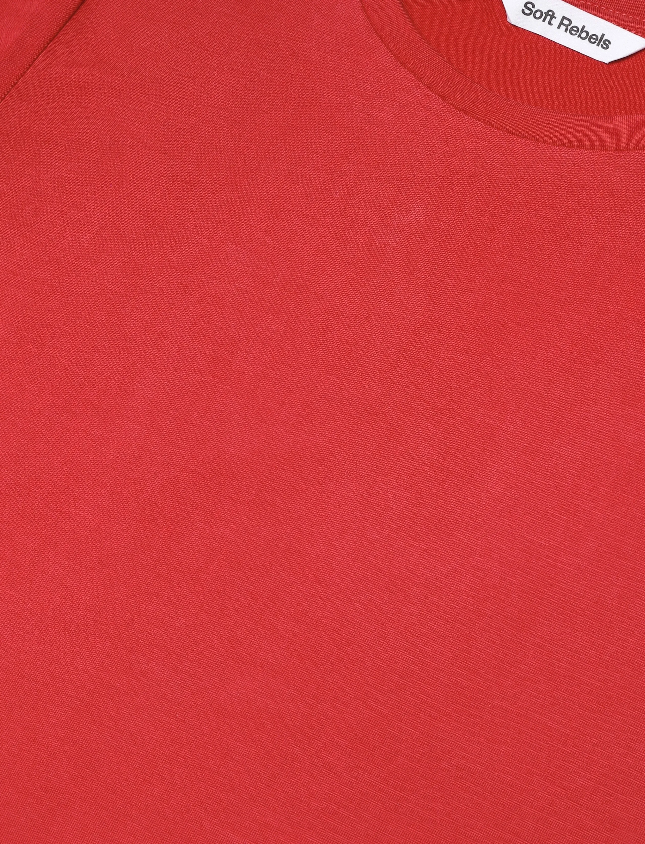 Soft Rebels - SRElla T-shirt - t-särgid - 389 red dahlia - 5