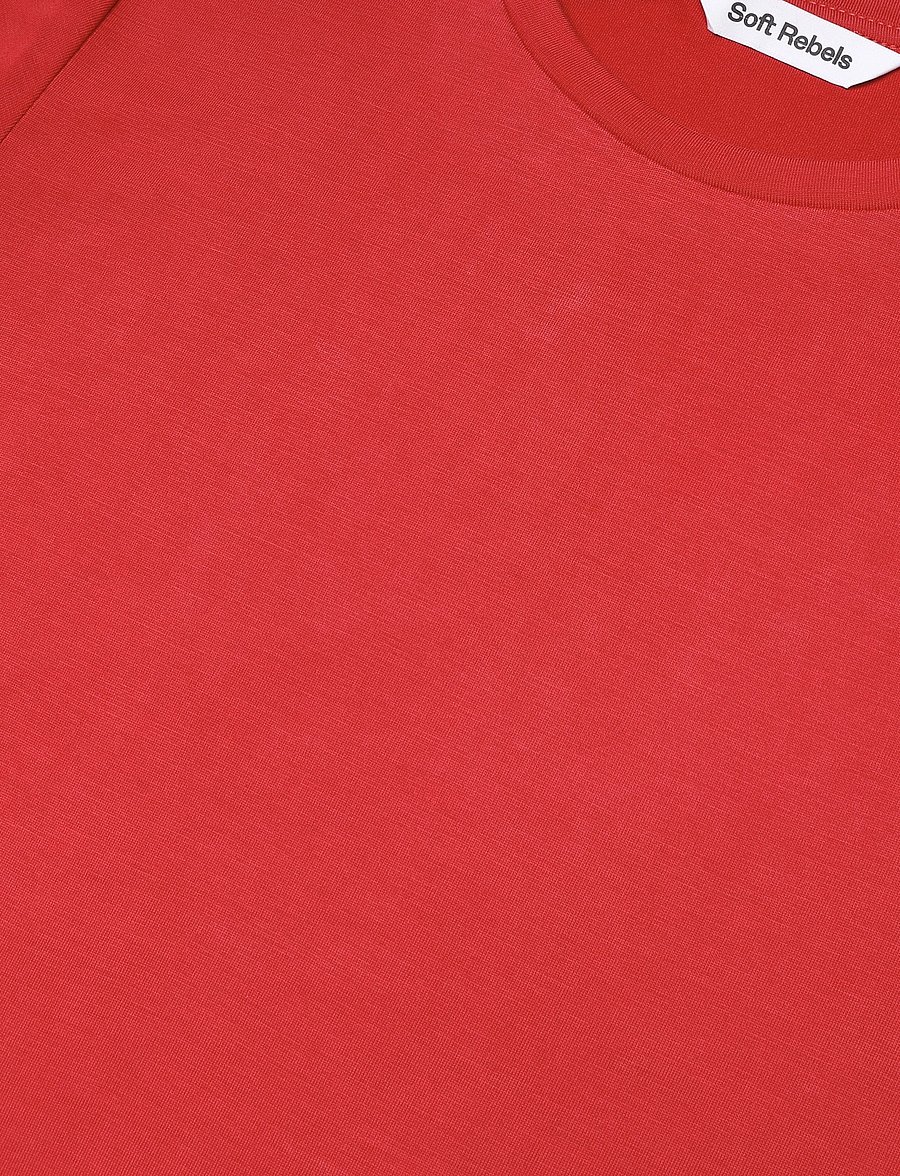 Soft Rebels - SRElla T-shirt - t-shirts - 389 red dahlia - 5