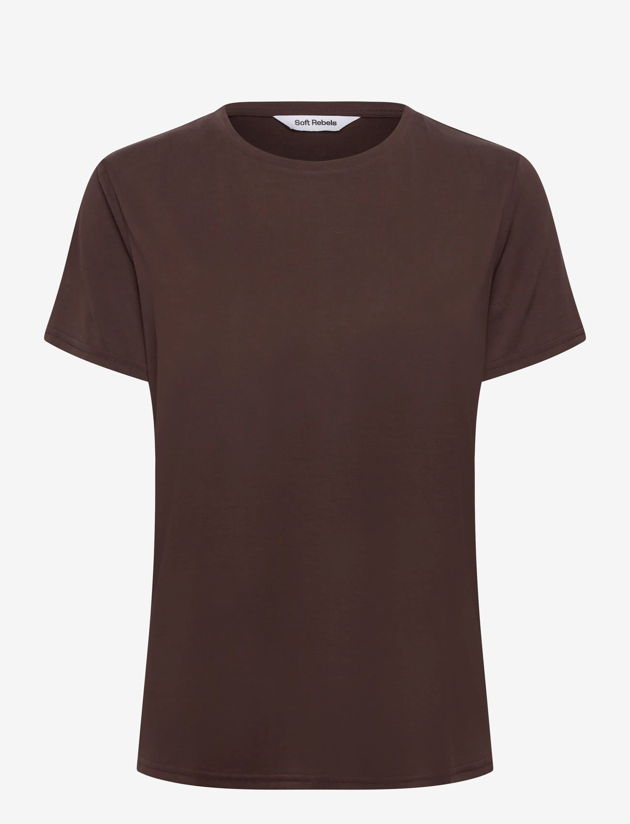 Soft Rebels - SRElla T-shirt - herbstliche kleidung - coffee bean - 1