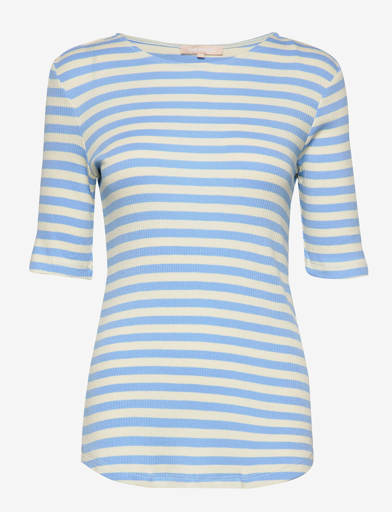 Soft Rebels - Eve 2/4 t-shirt - little boy blue - 0