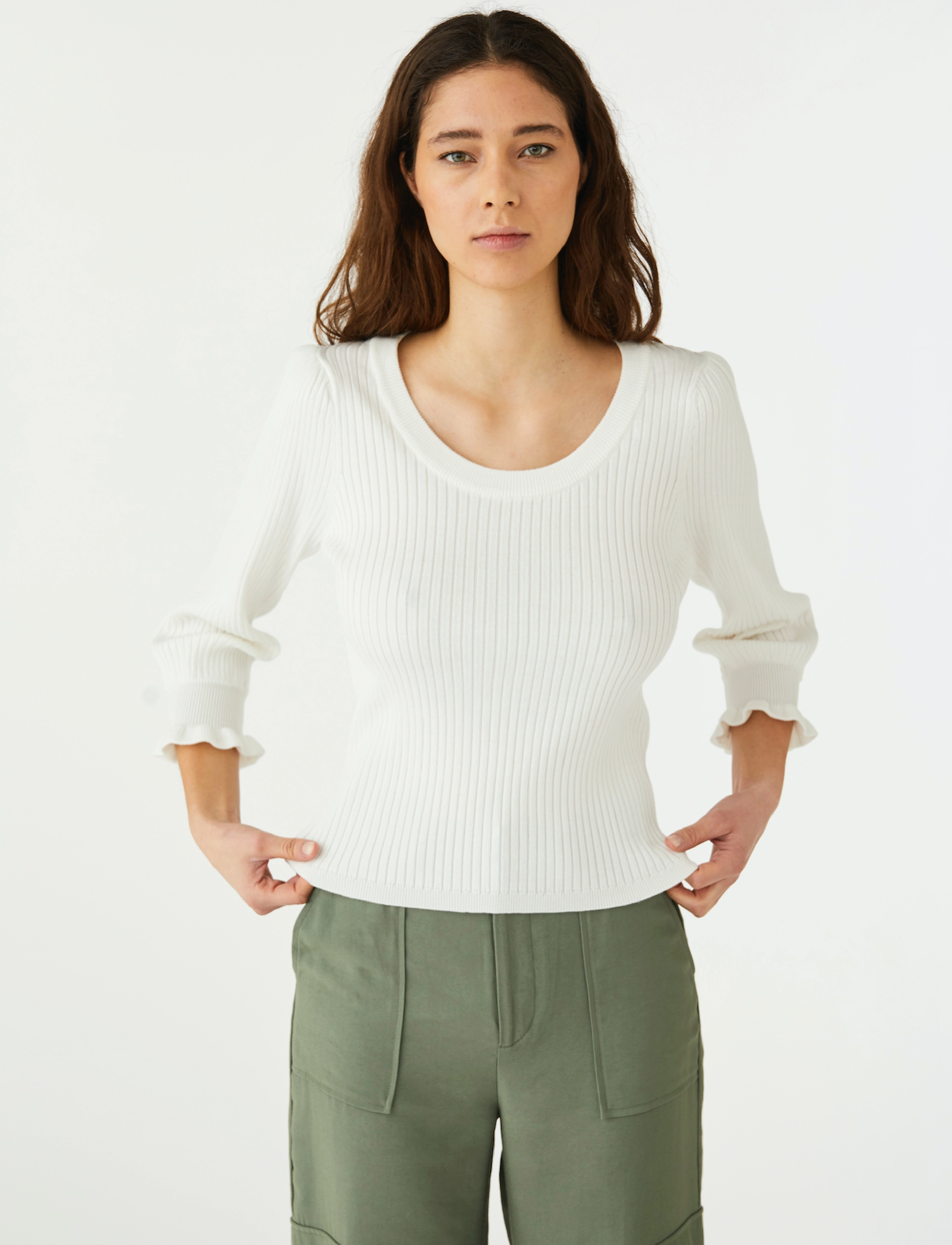 Soft Rebels - SROrchid knit - snow white - 2