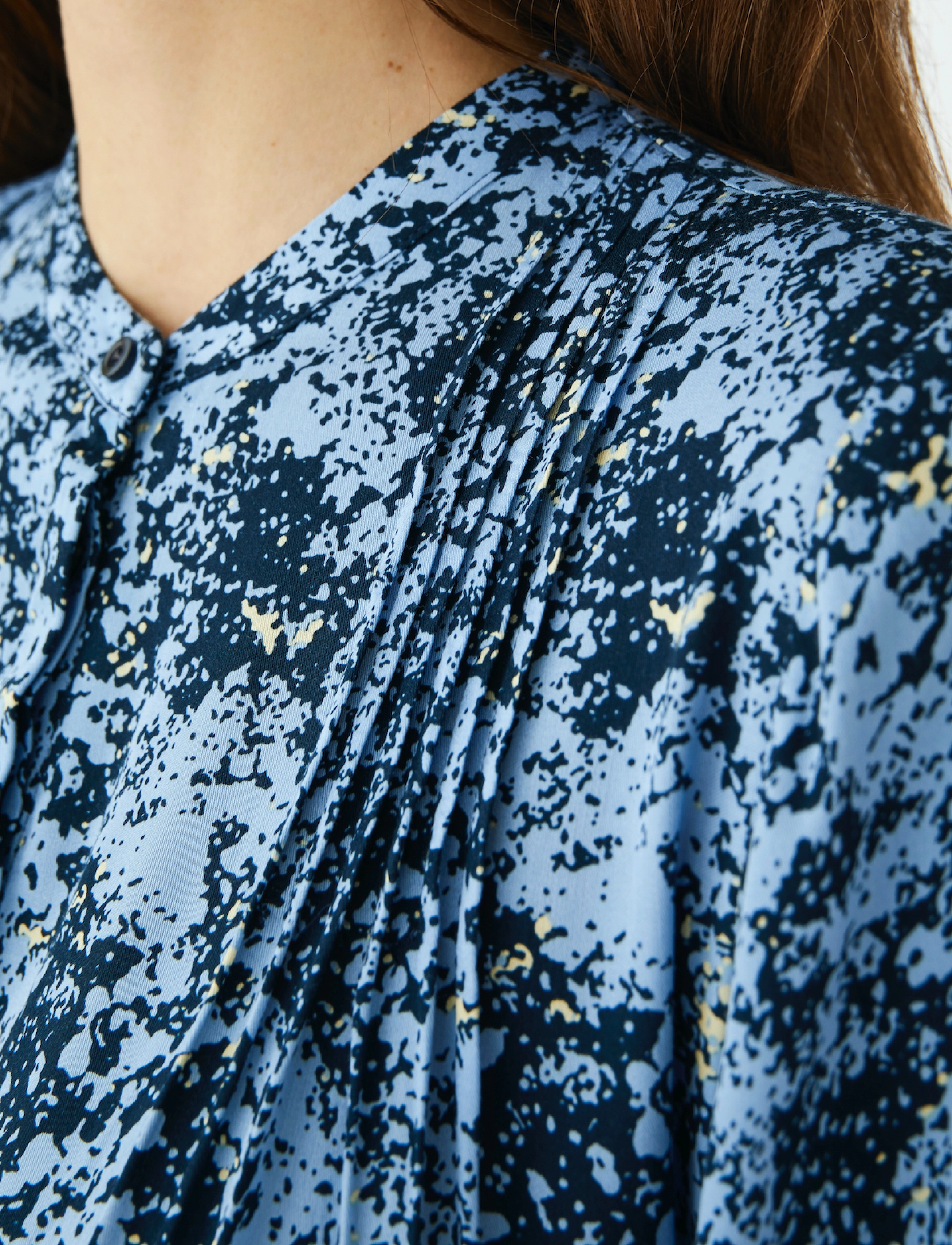 Soft Rebels - SRAviaja Ankle Dress - microscopic print placid blue - 3