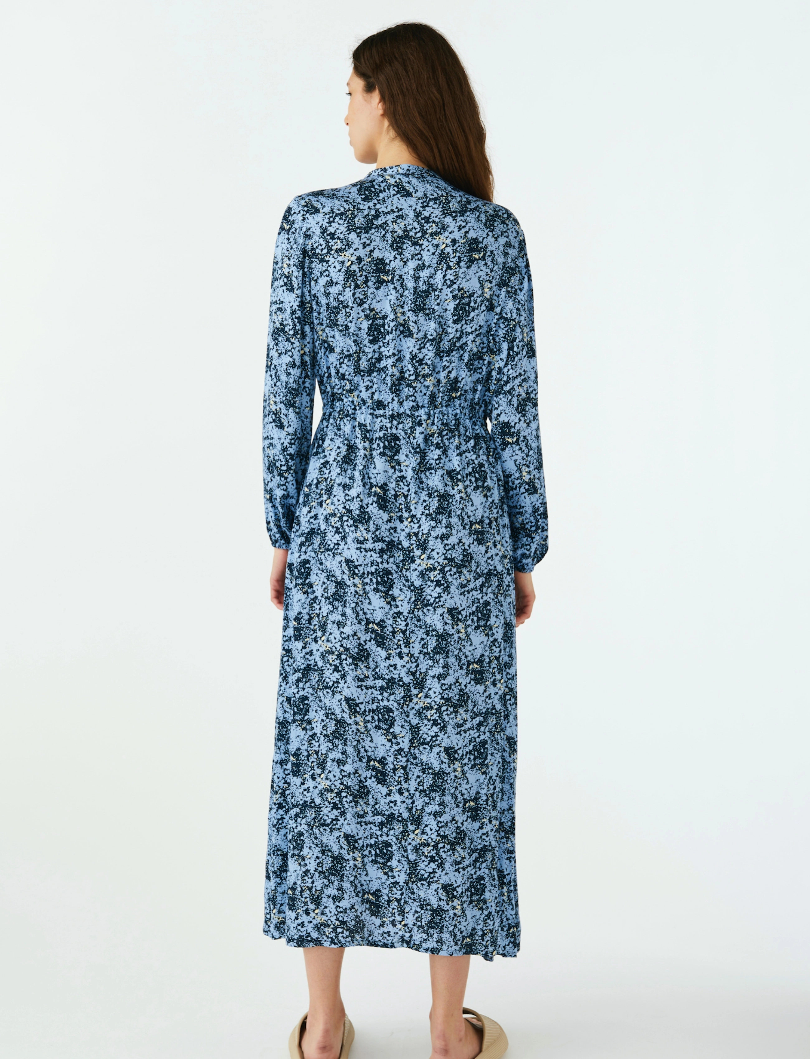 Soft Rebels - SRAviaja Ankle Dress - microscopic print placid blue - 4