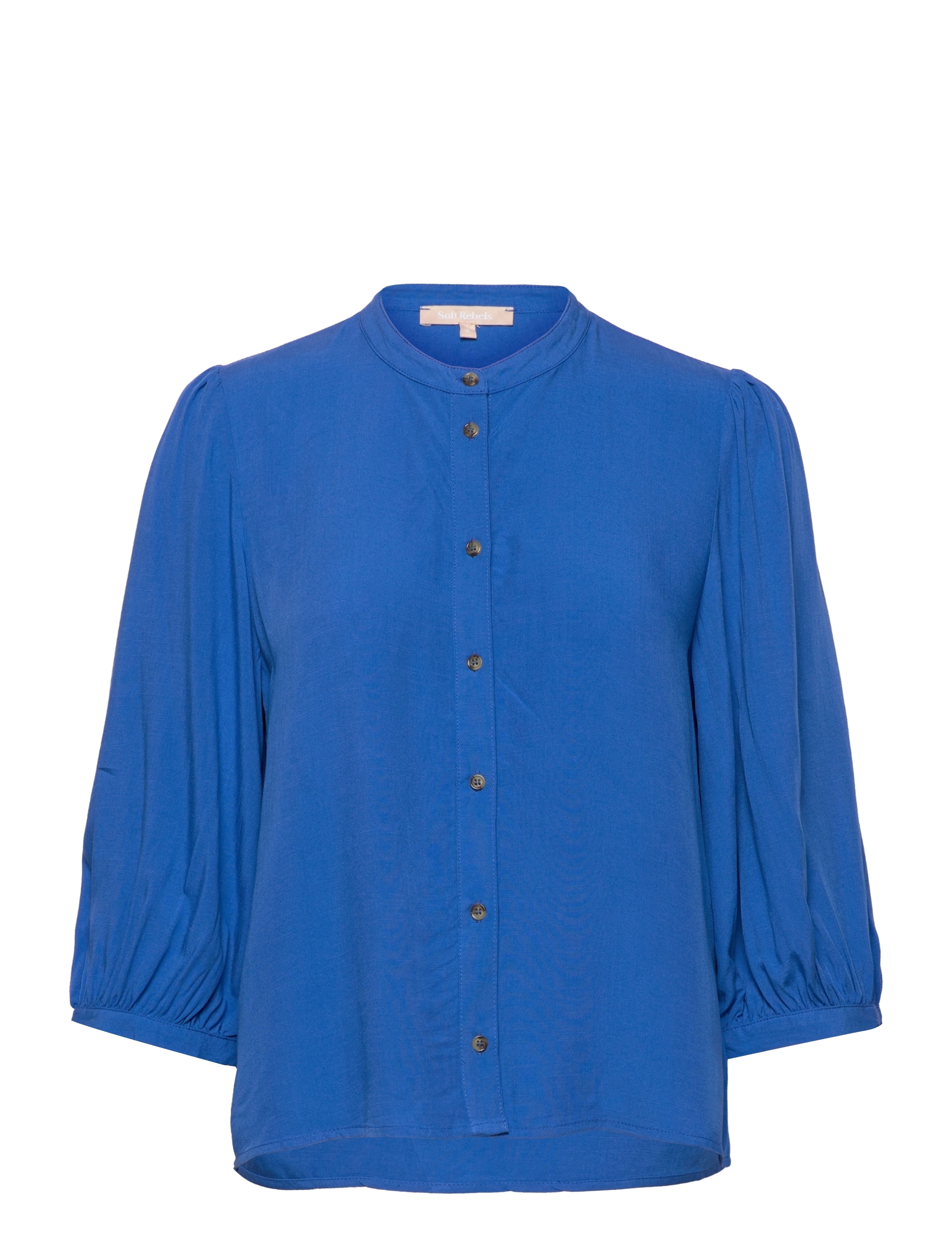 Soft Rebels - SRElma 3/4 Shirt - turkish sea - 0