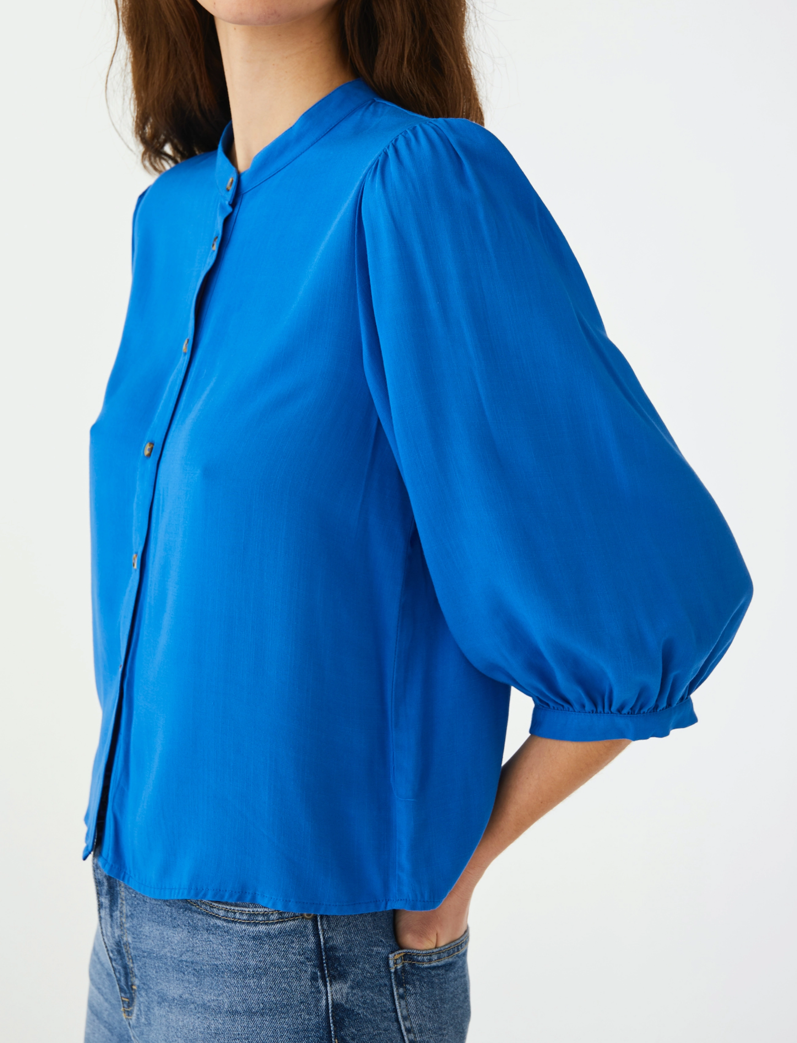 Soft Rebels - SRElma 3/4 Shirt - turkish sea - 3
