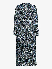 Soft Rebels - SREmber Midi Dress - kesämekot - multi pop flower azure blue print - 0