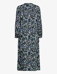 Soft Rebels - SREmber Midi Dress - summer dresses - multi pop flower azure blue print - 1