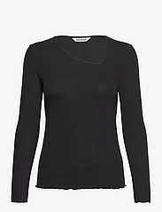 Soft Rebels - SRFenja Asymmetrical Top - t-shirts & tops - black - 0