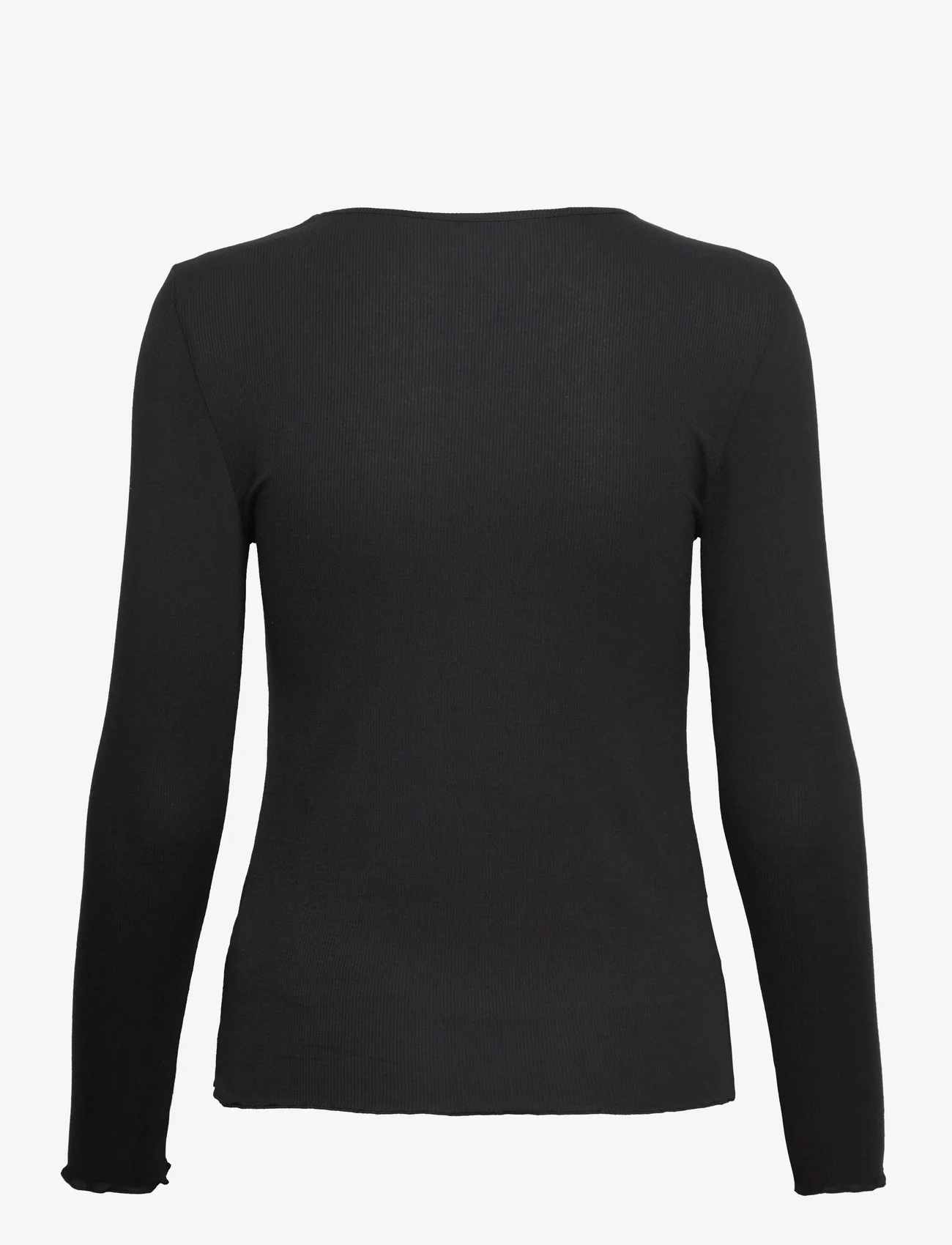 Soft Rebels - SRFenja Asymmetrical Top - t-shirt & tops - black - 1