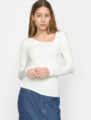 Soft Rebels - SRFenja Asymmetrical Top - t-shirt & tops - snow white - 2