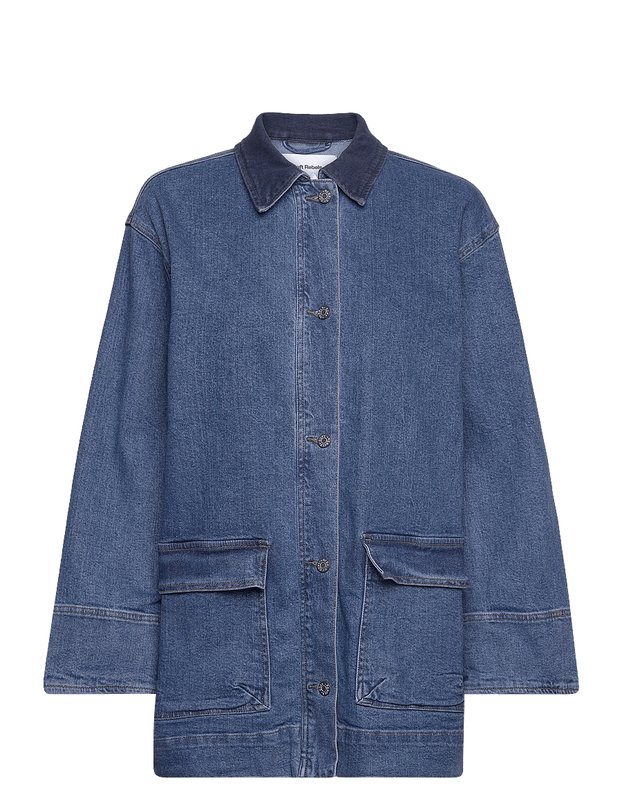 Soft Rebels - SRKiki Denim Jacket - true blue - 0