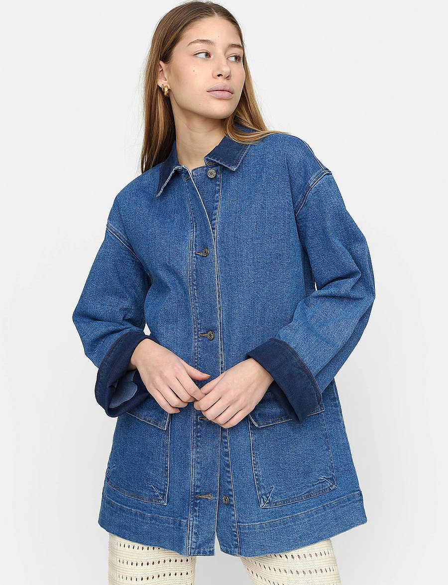 Soft Rebels - SRKiki Denim Jacket - true blue - 2