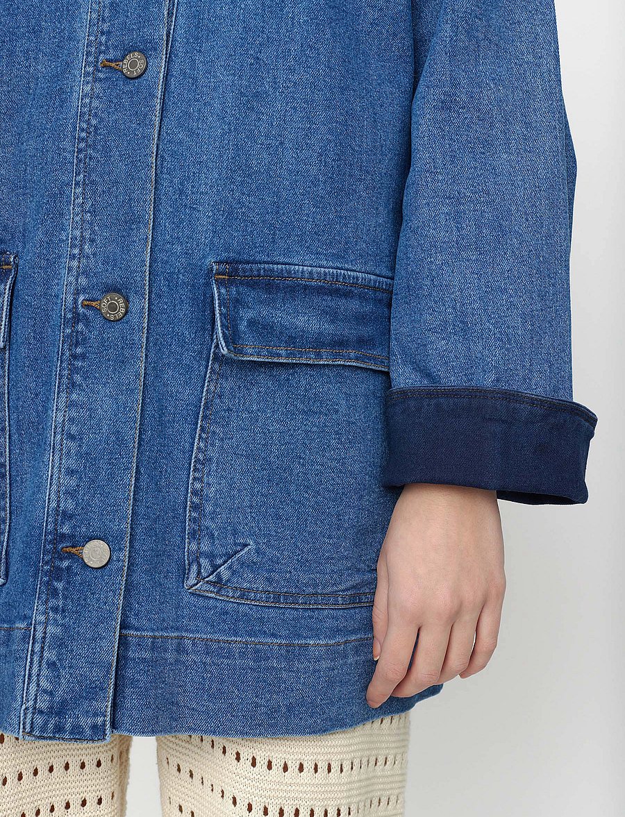 Soft Rebels - SRKiki Denim Jacket - true blue - 4