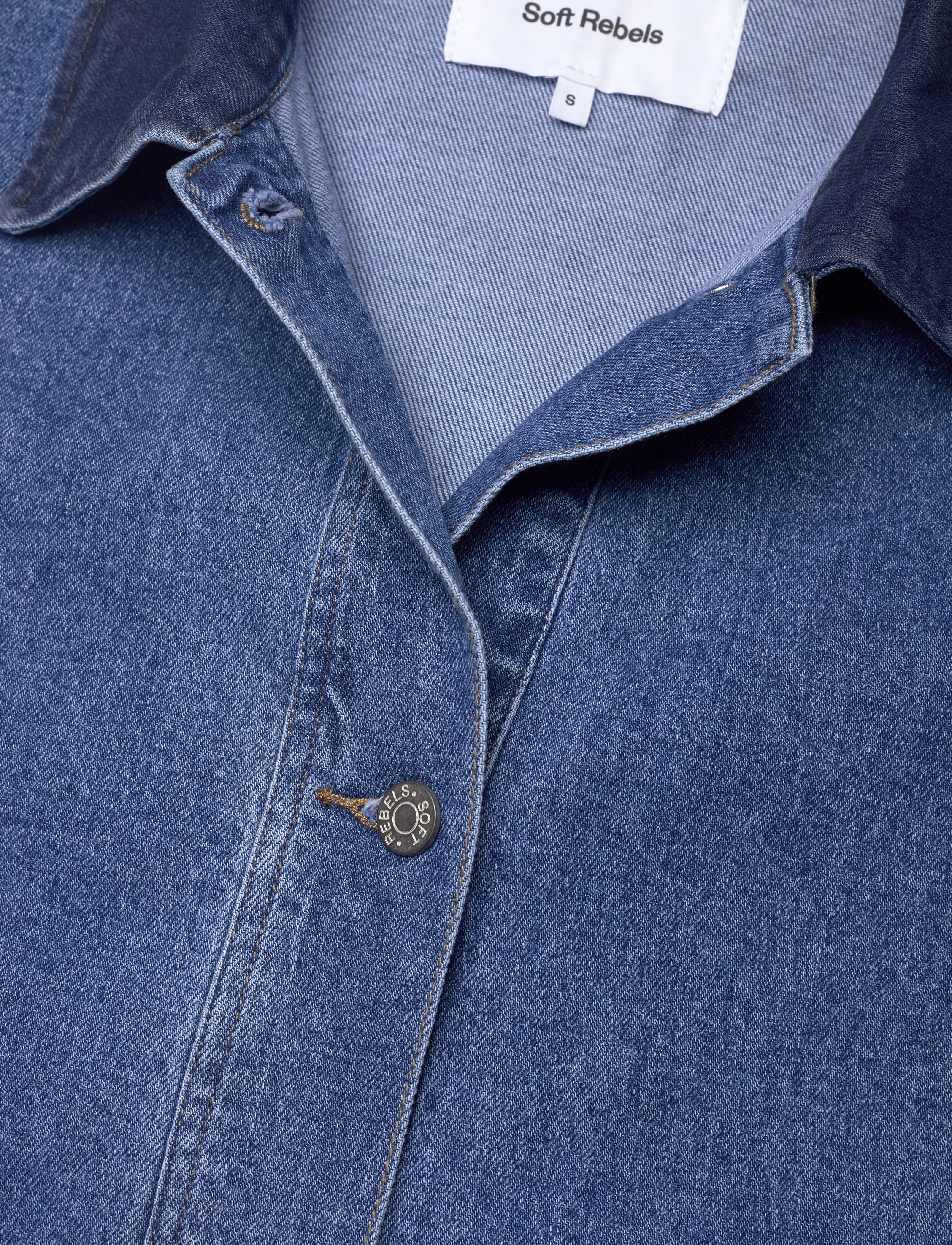 Soft Rebels - SRKiki Denim Jacket - true blue - 5