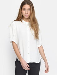 Soft Rebels - SRPansy Shirt - short-sleeved blouses - snow white - 2