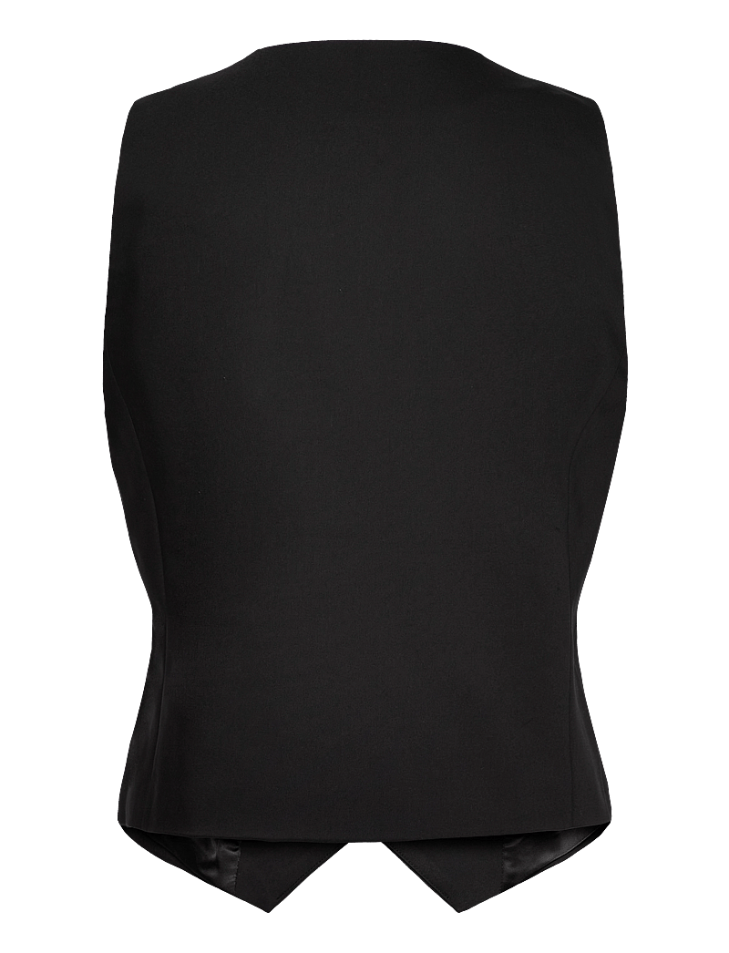 Soft Rebels - SRHibiscus Waistcoat - black - 1