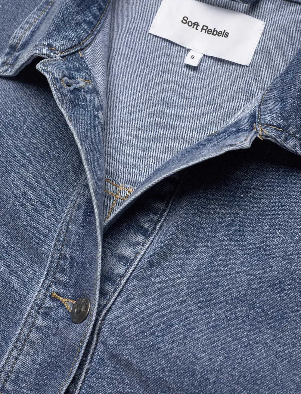 Soft Rebels - SRKiki Denim Jacket - jeansjacken - true blue - 2