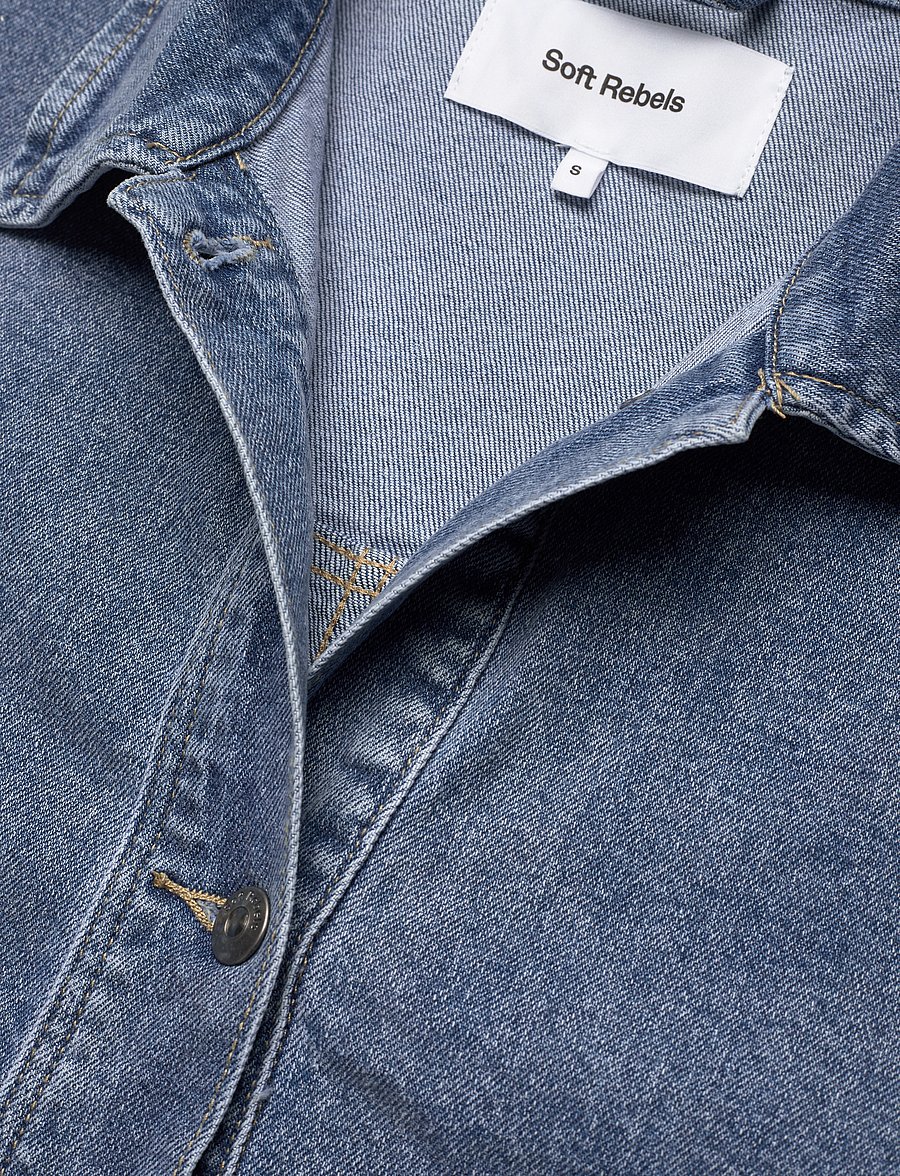 Soft Rebels - SRKiki Denim Jacket - frühlingsjacken - true blue - 2