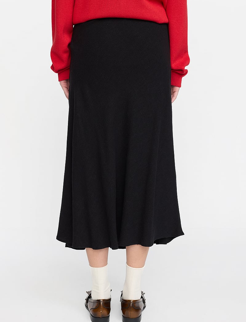 Soft Rebels - SRSamantha Midi Skirt - midi kjolar - black - 4