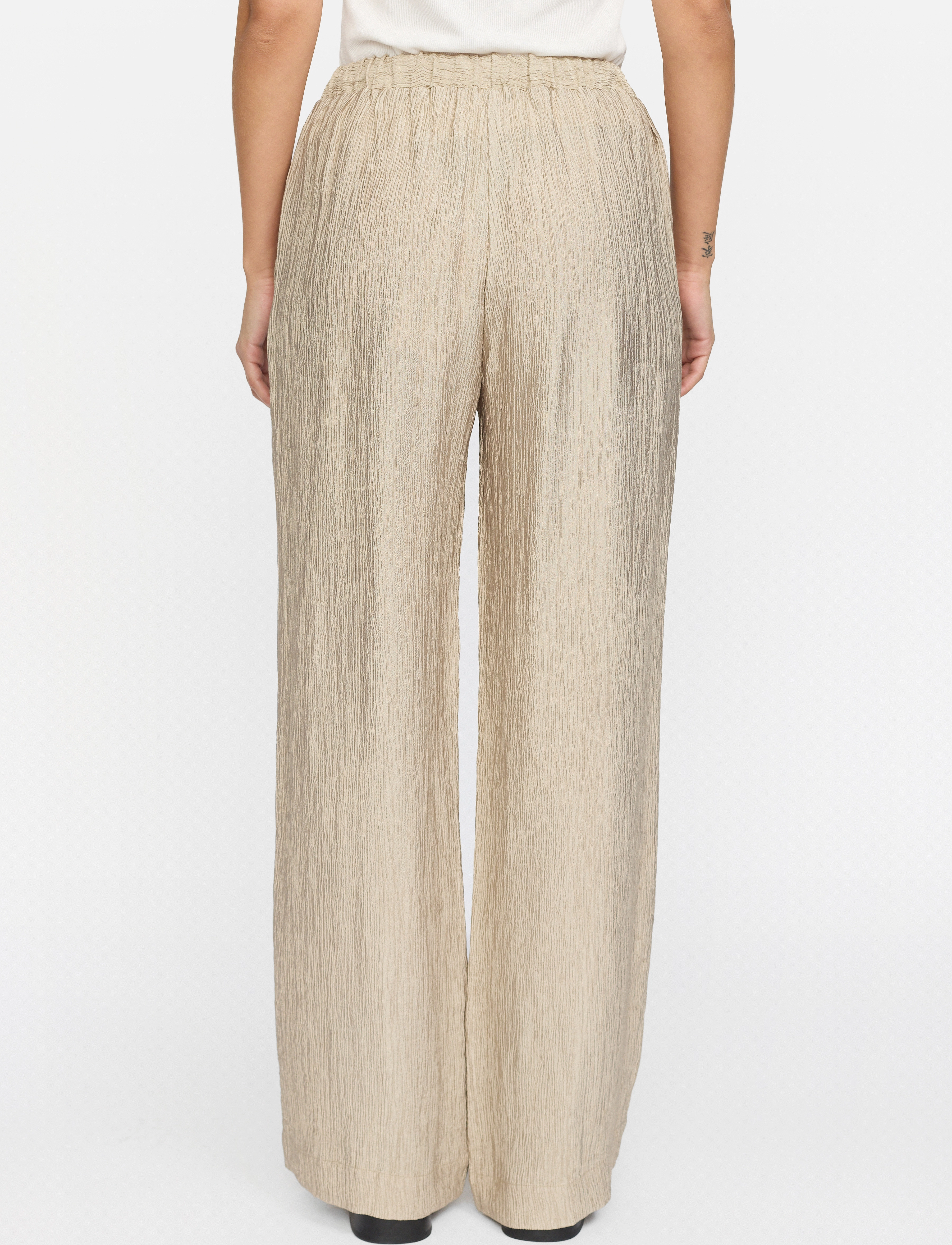 Soft Rebels - SRLottie Pant - bukser med brede ben - crockery - 4
