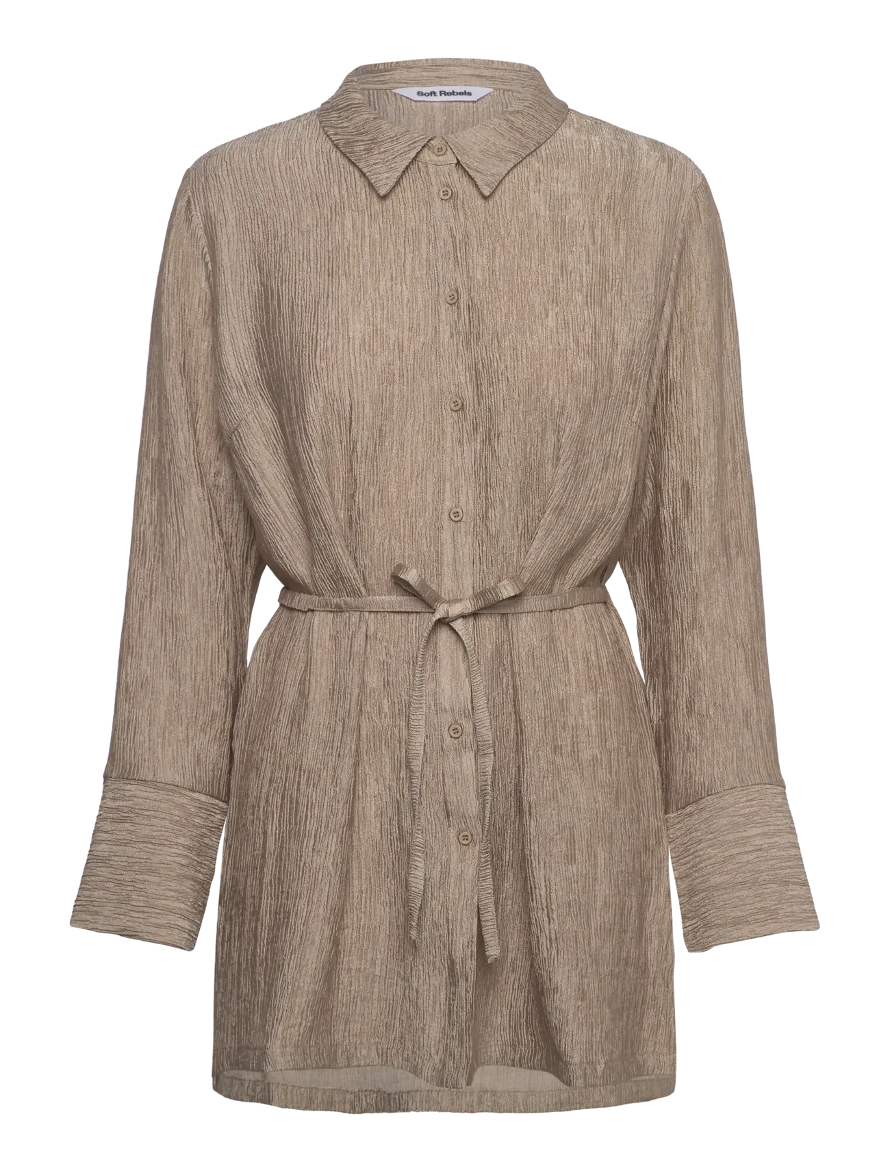 SOFT REBELS Srlottie Shirt Beige - XS - Damen