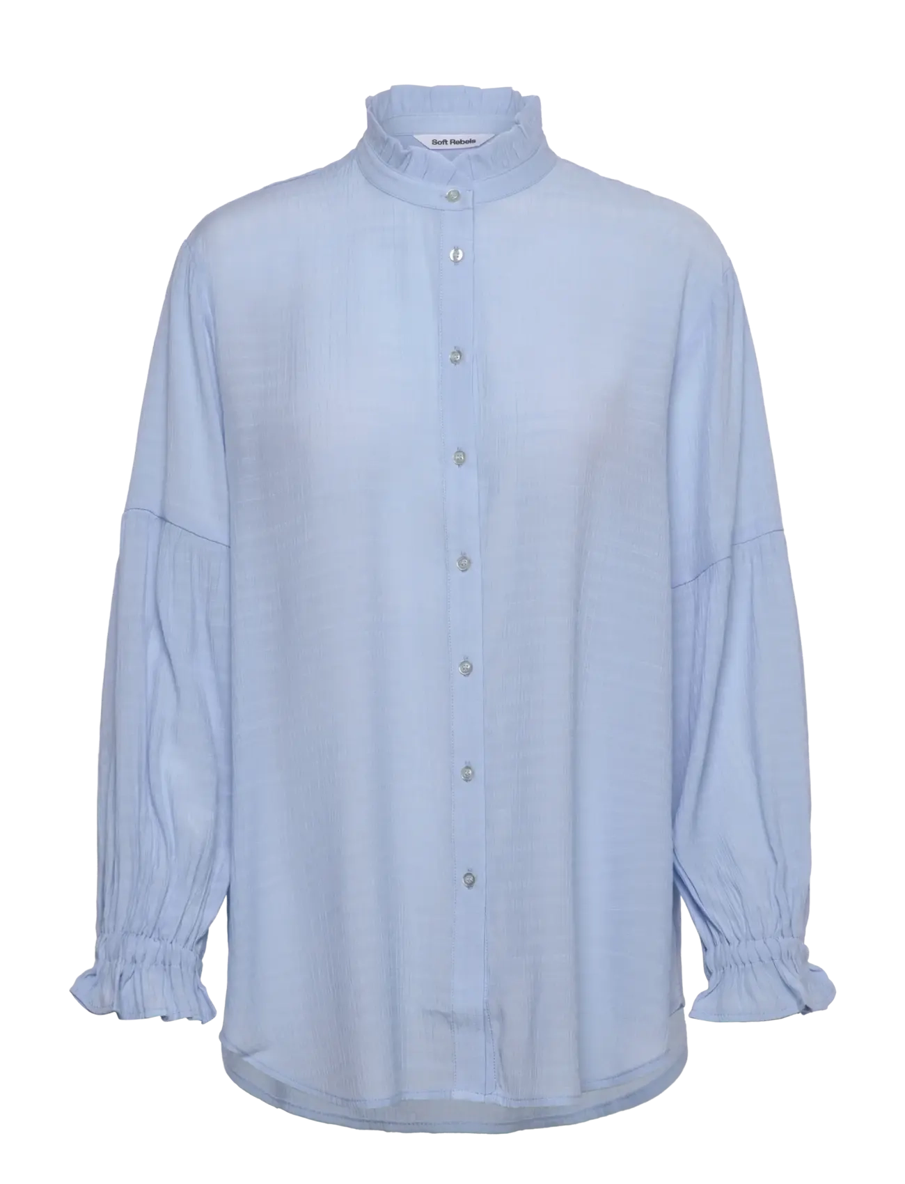 SOFT REBELS Srbailey Shirt Blau - XS - Damen