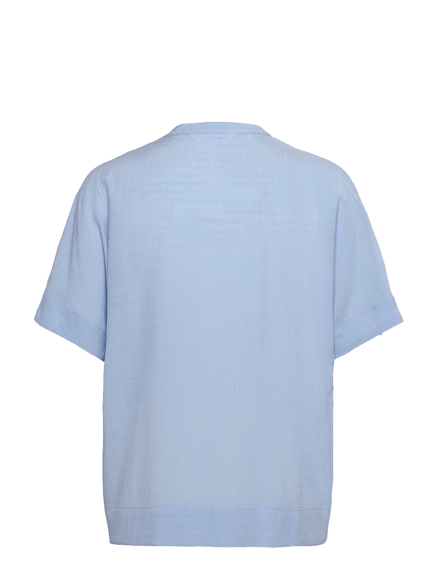 Soft Rebels - SRBailey SS Blouse - kurzärmelige blusen - windsurfer - 2