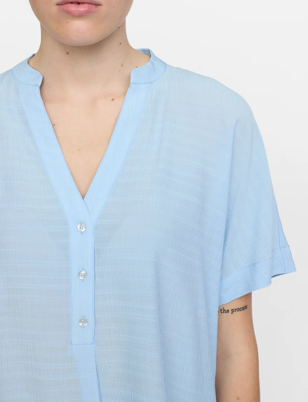 Soft Rebels - SRBailey SS Blouse - kortärmade blusar - windsurfer - 3