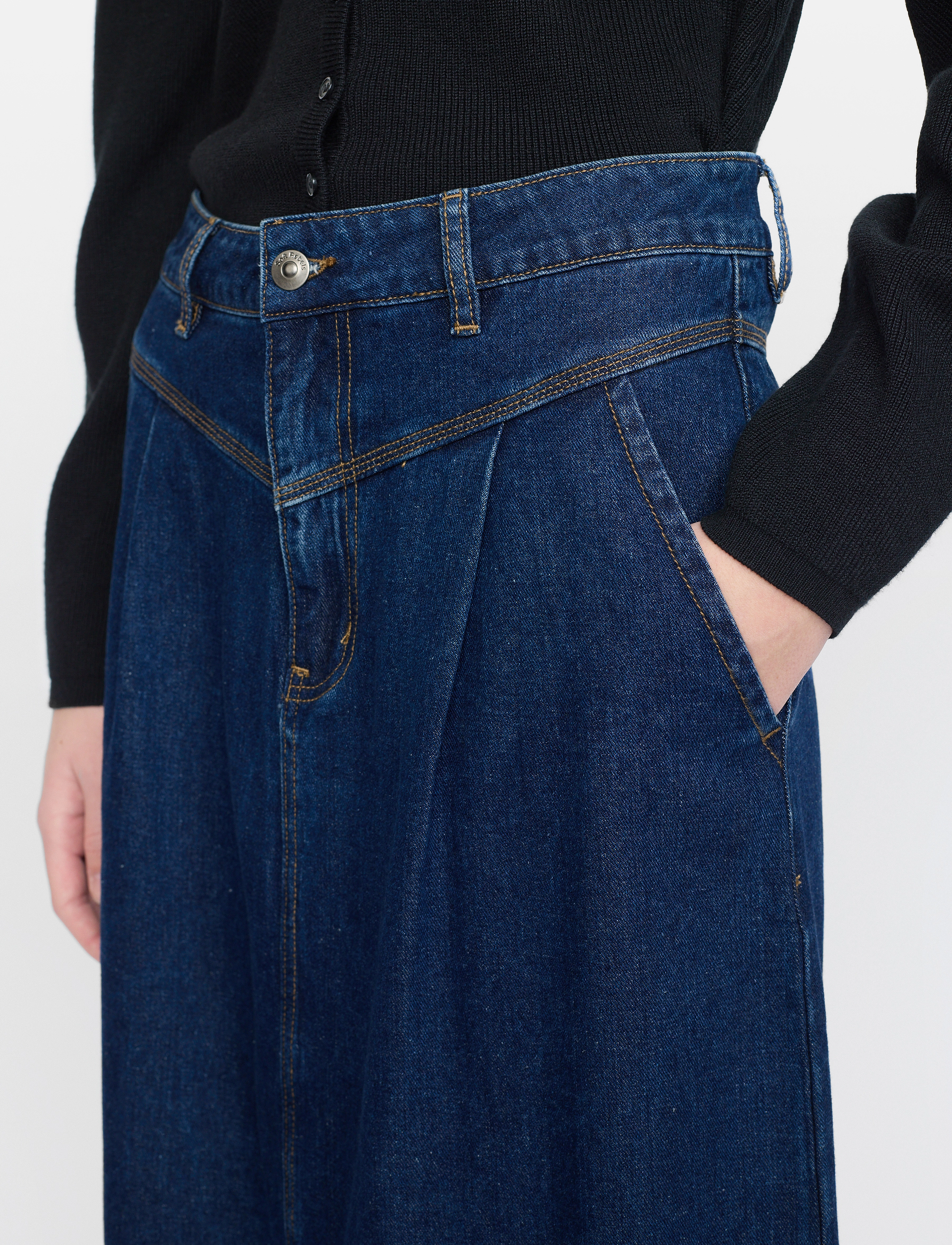 Soft Rebels - SRZoey Skirt - midi-röcke - rinse wash - 3