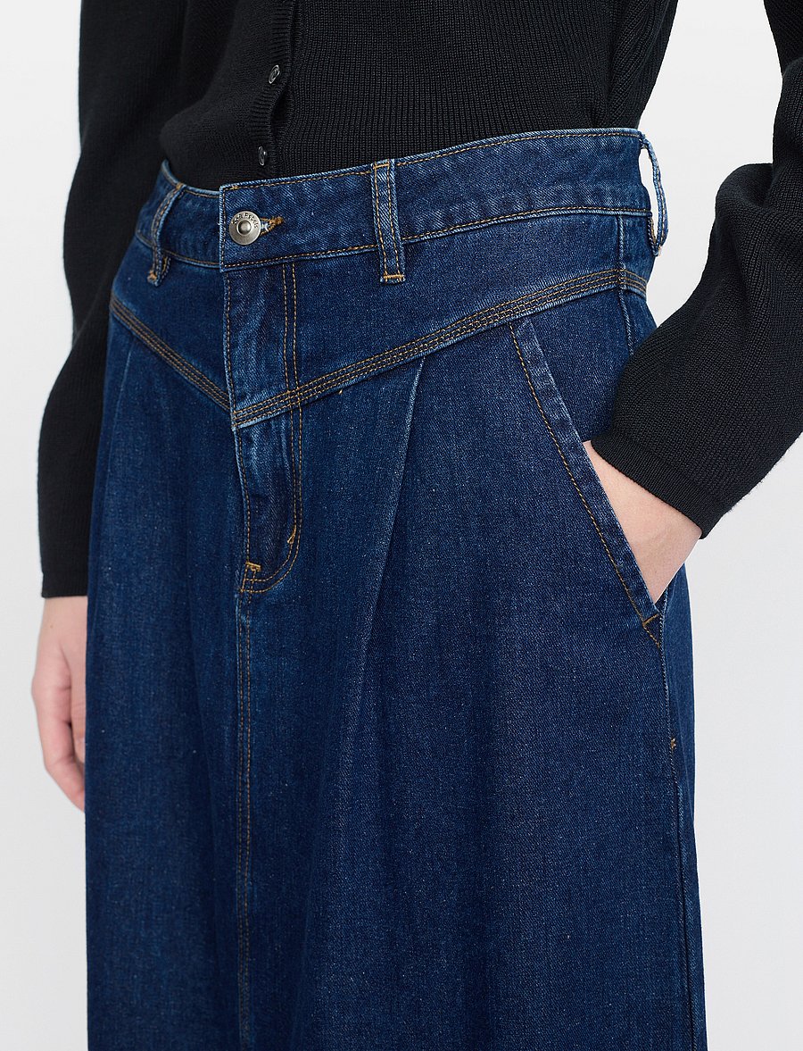 Soft Rebels - SRZoey Skirt - jeansröcke - rinse wash - 3
