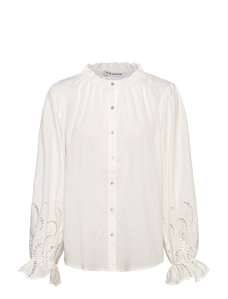 Soft Rebels - SRDemi shirt - koszule z długimi rękawami - snow white - 1