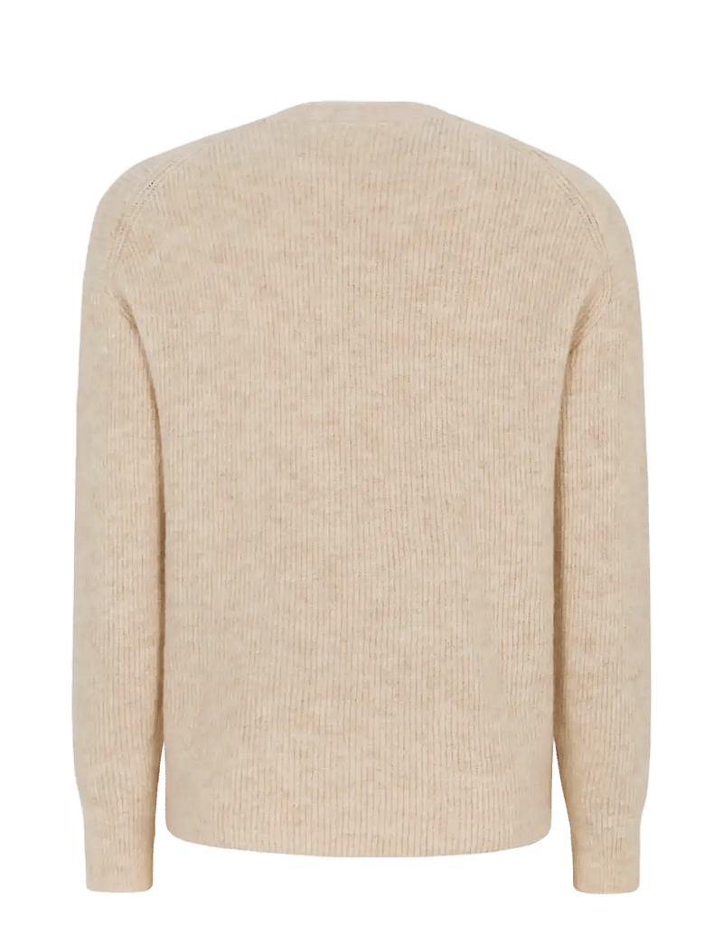 Soft Rebels - SRAlliy Cardigan Knit RWS - cardigans - wood ash melange - 2