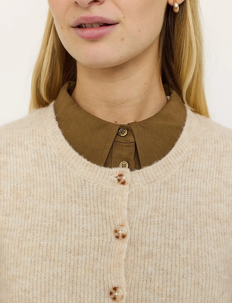 Soft Rebels - SRAlliy Vest Knit RWS - strikveste - wood ash melange - 4