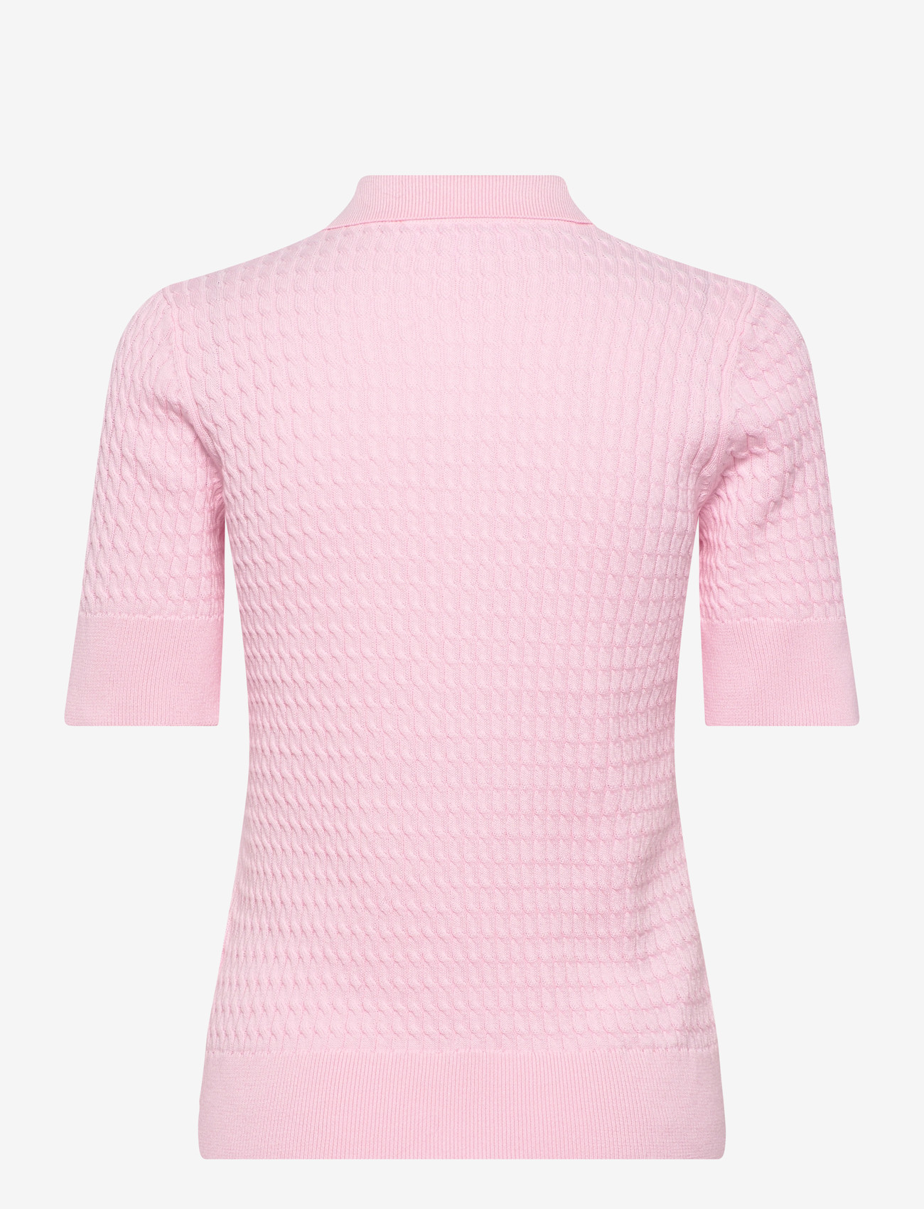 Soft Rebels - SRBeth Polo Knit - polosärgid - bleached mauve - 2