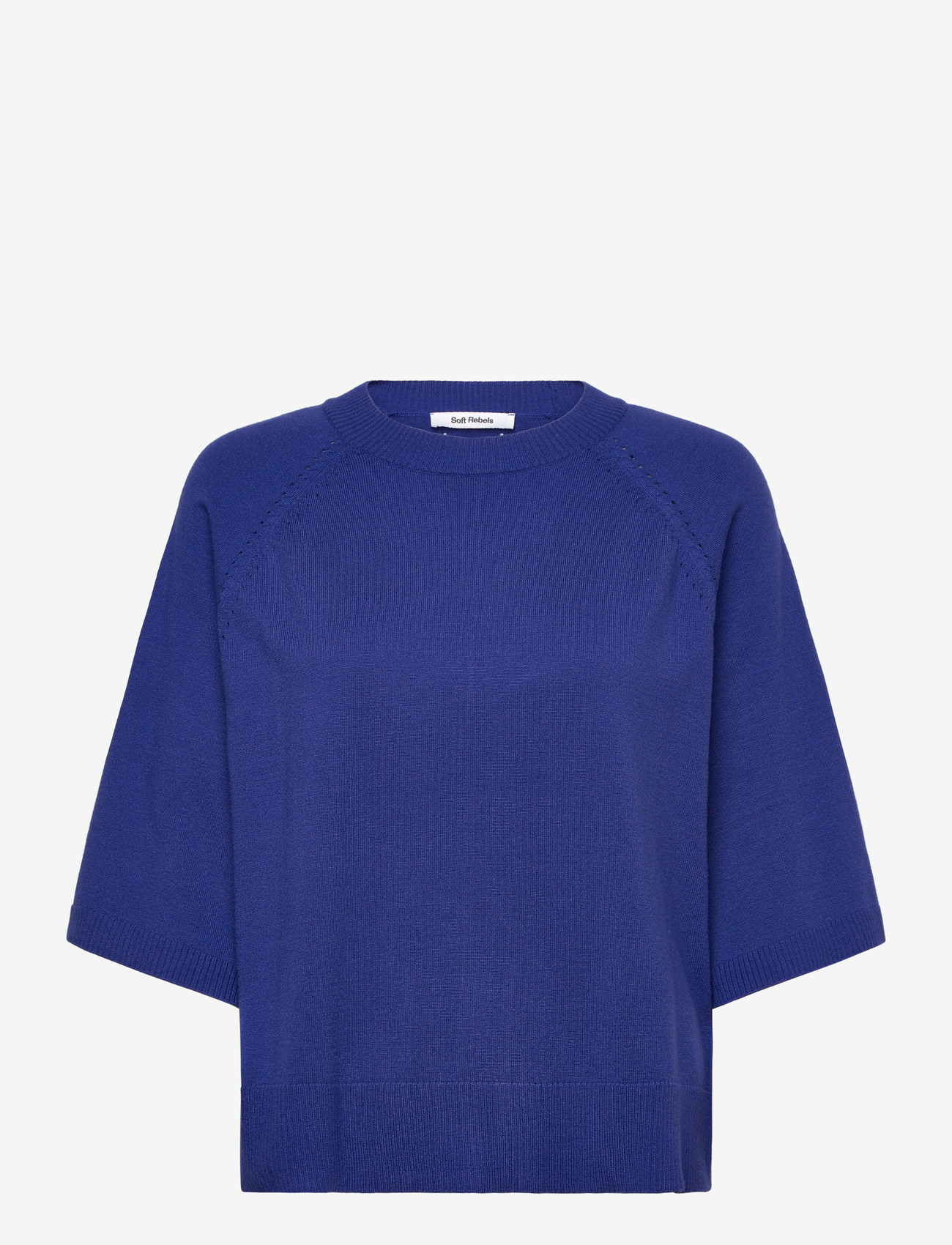 Soft Rebels - SRHelen Knit - swetry - 189 deep ultramarine - 1