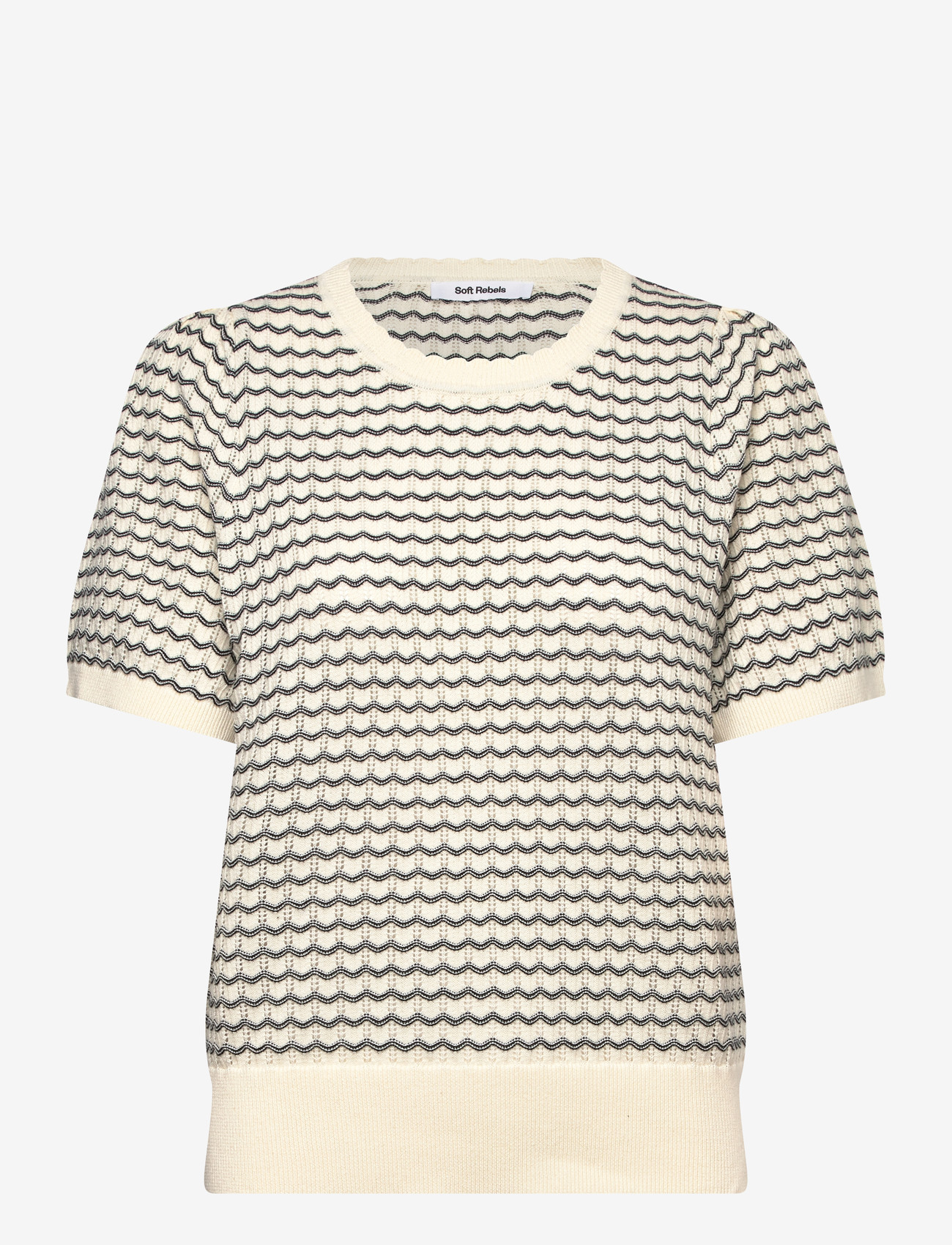 Soft Rebels - SRMayan Knit - trøjer - 272 arctic wolf - 1