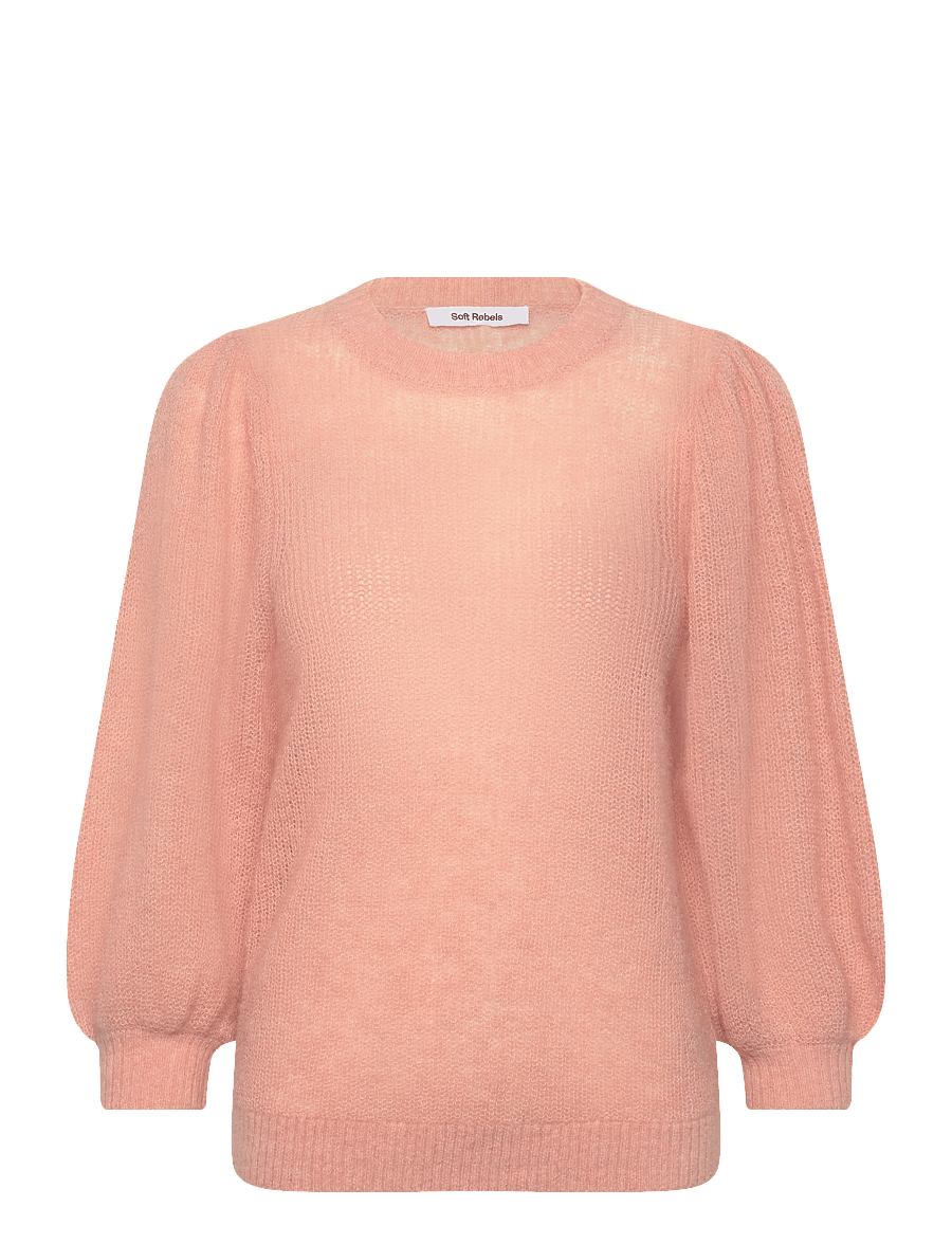 Soft Rebels - SRTrish knit - kampsunid - cafe crÉme - 1